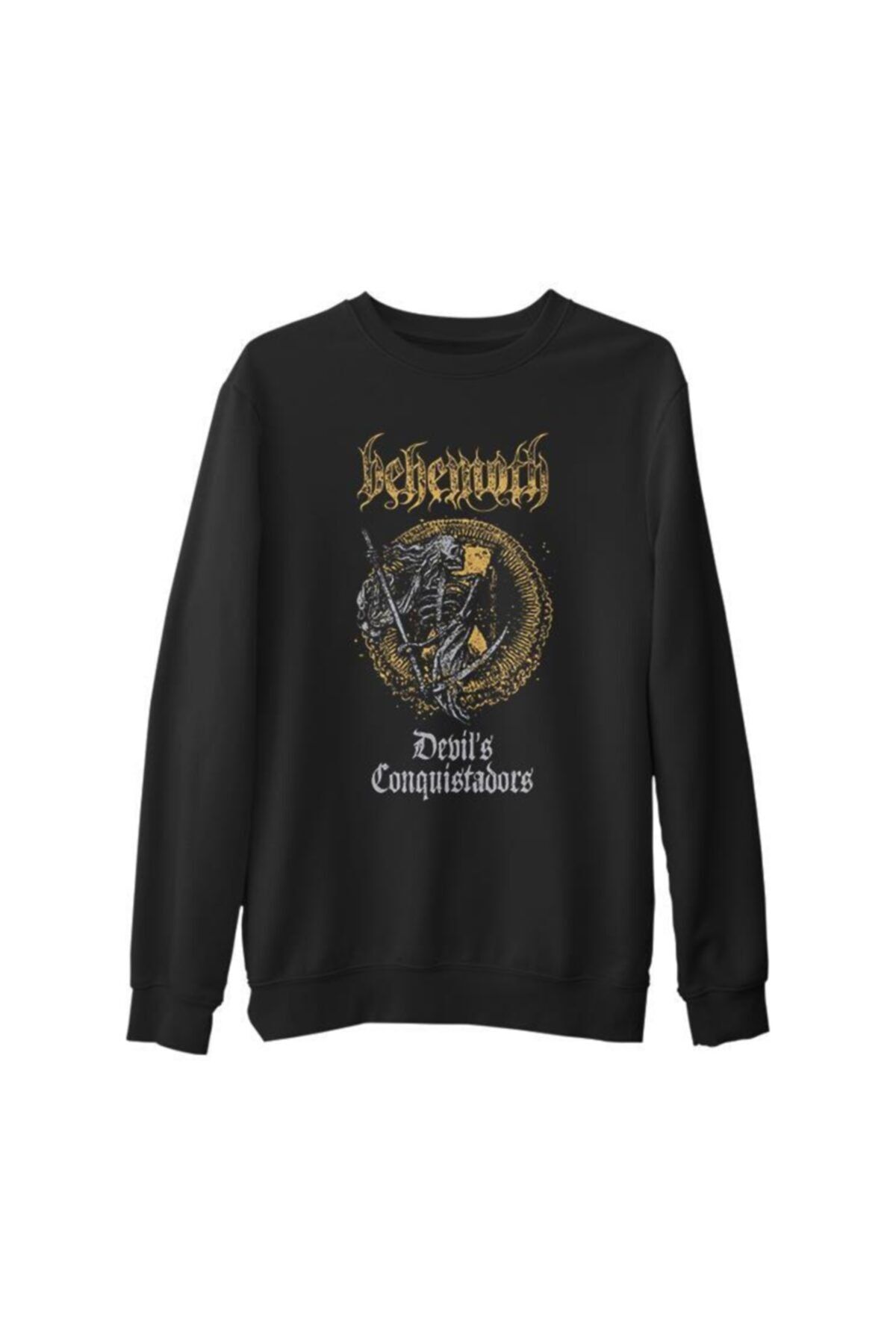 Lord T-Shirt Behemoth - Devil's Conquistadors Siyah Erkek Kalın Sweatshirt