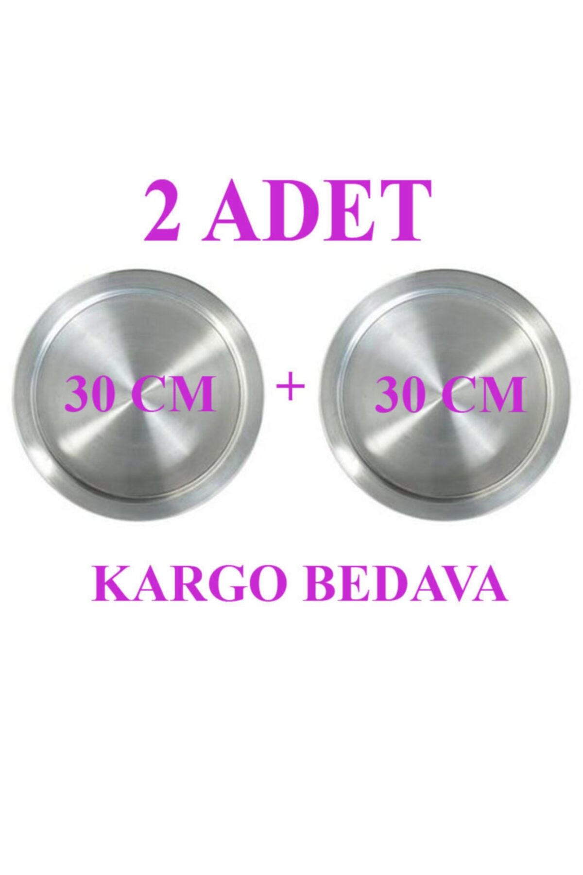 ATILIM OCAK 2 Adet 30 Cm Künefe Kadayıf Tabağı Tepsisi (kargo Bedava