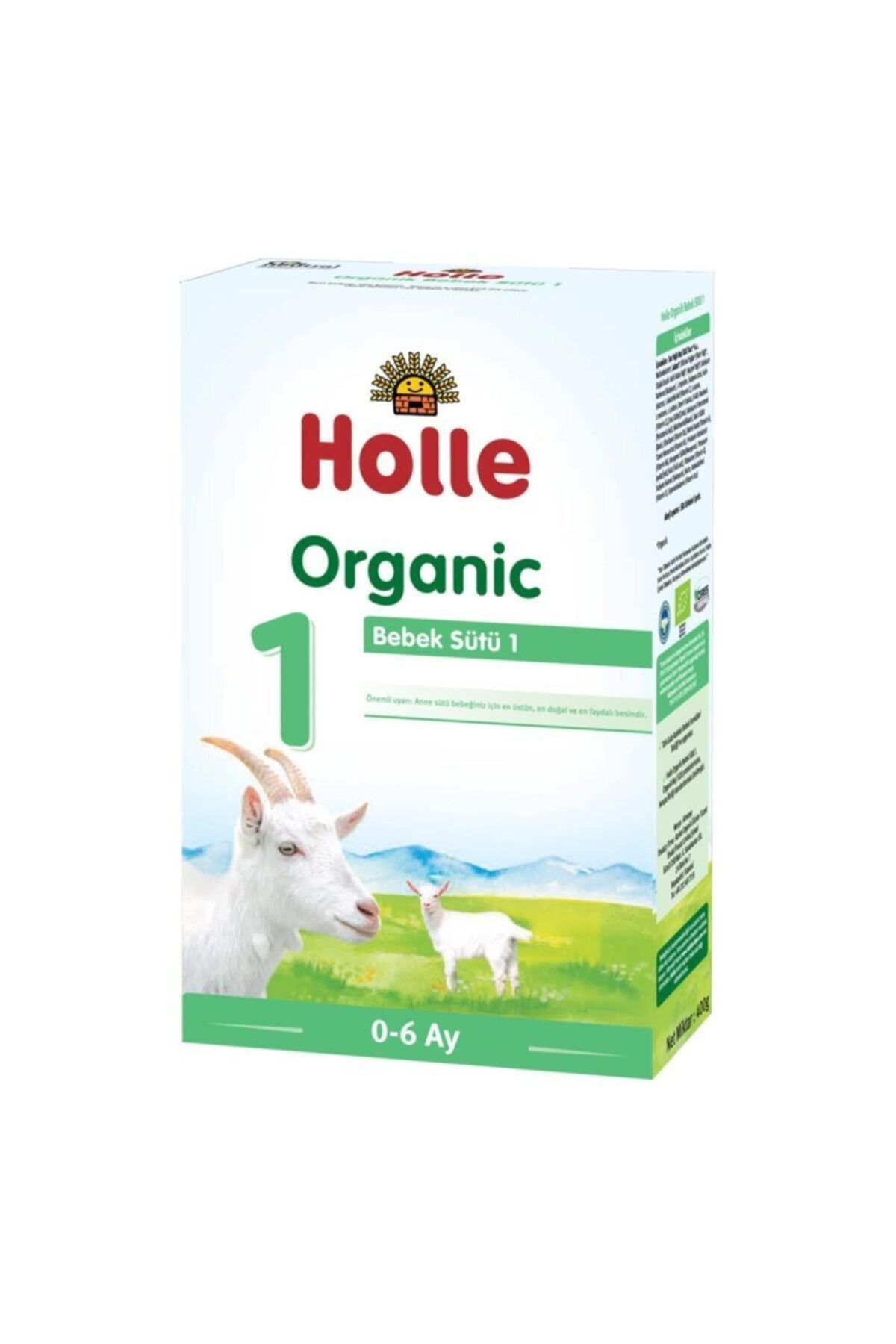 Holle 1 Organik Keçi Sütü Bebek Formülü 400 Gr