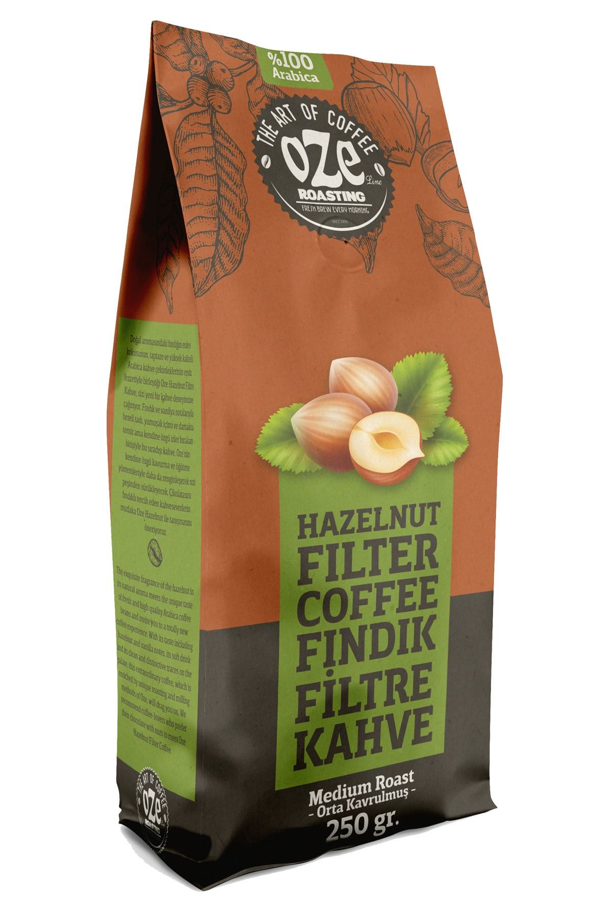 OZE KAHVE Fındık Aromalı Filtre Kahve 250g