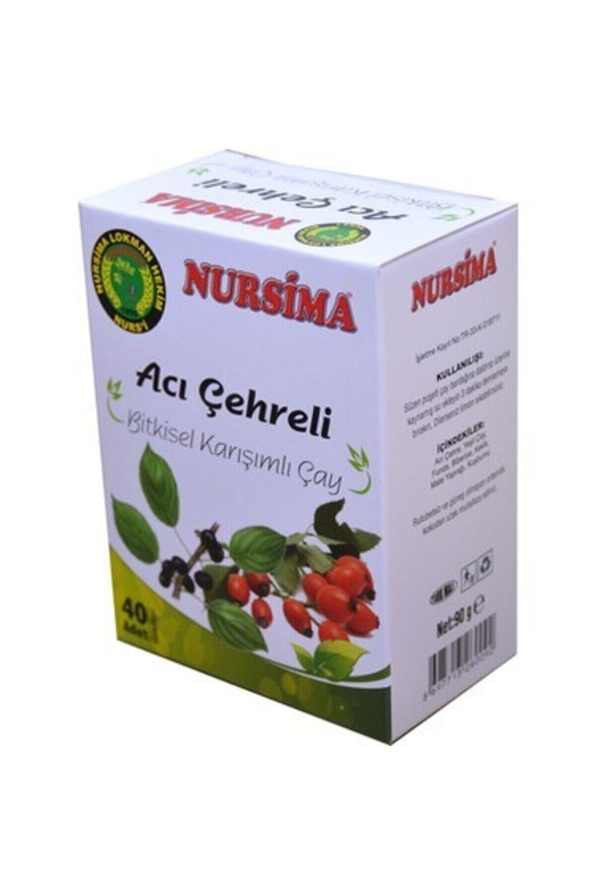 Nursima Acı Çehreli Bitkisel Karışımlı Çay ( Bağırsak Düzenleyici )- 40 Adet