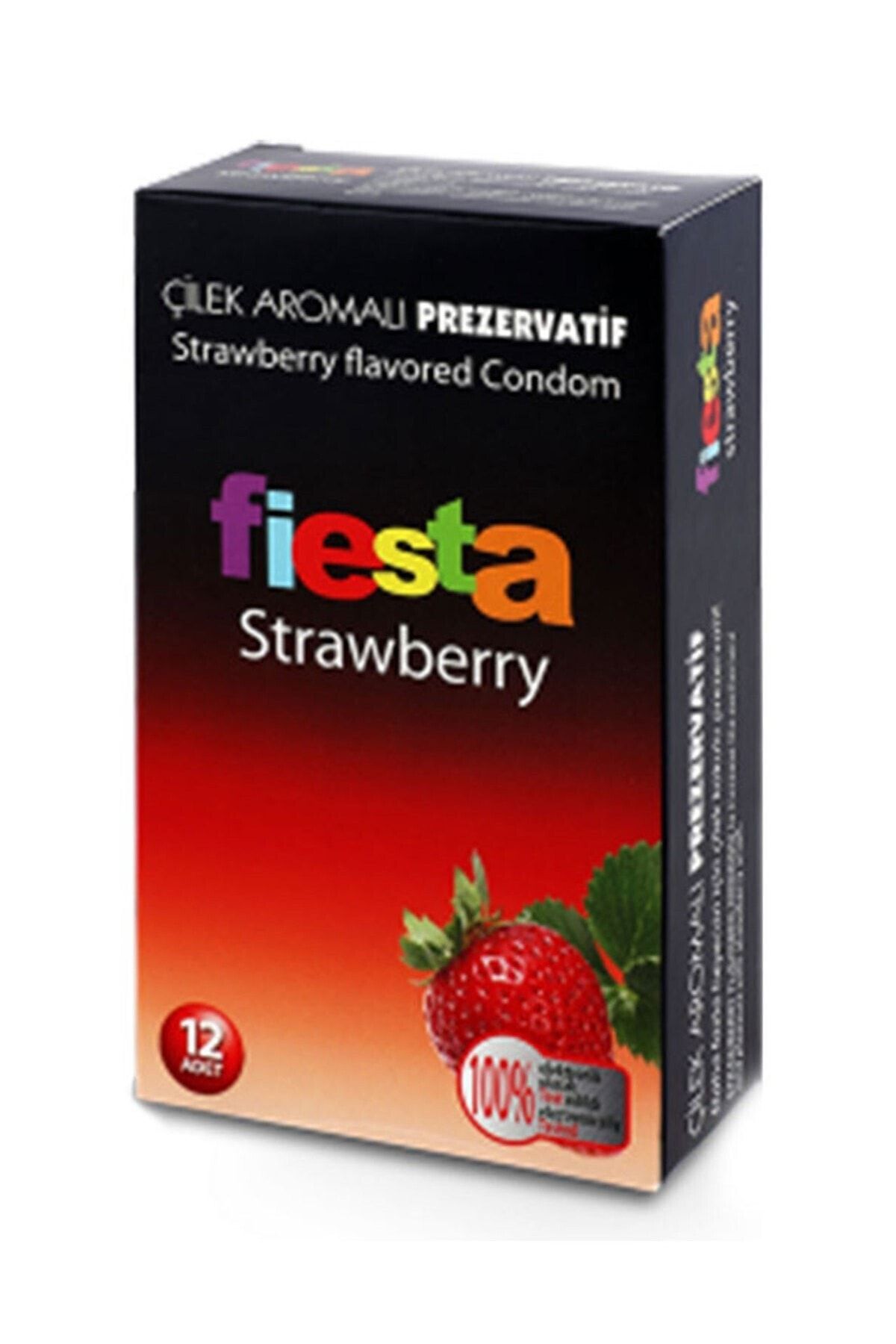 Fiesta Çilekli Prezervatif 12'li Paket 6922954821231