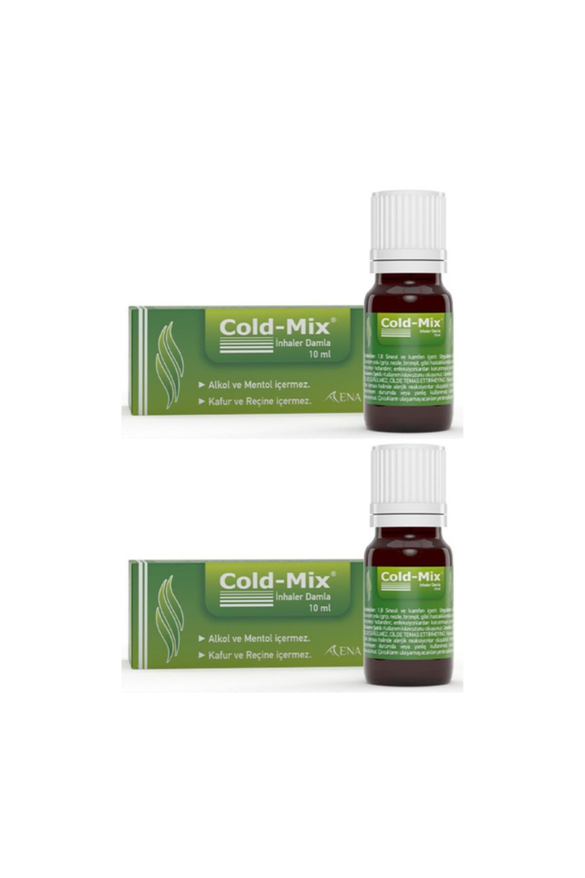 Cold-Mix Inhaler Okaliptüs Ve Ladin Yağları Içeren Inhaler Damla 10 ml (2li)