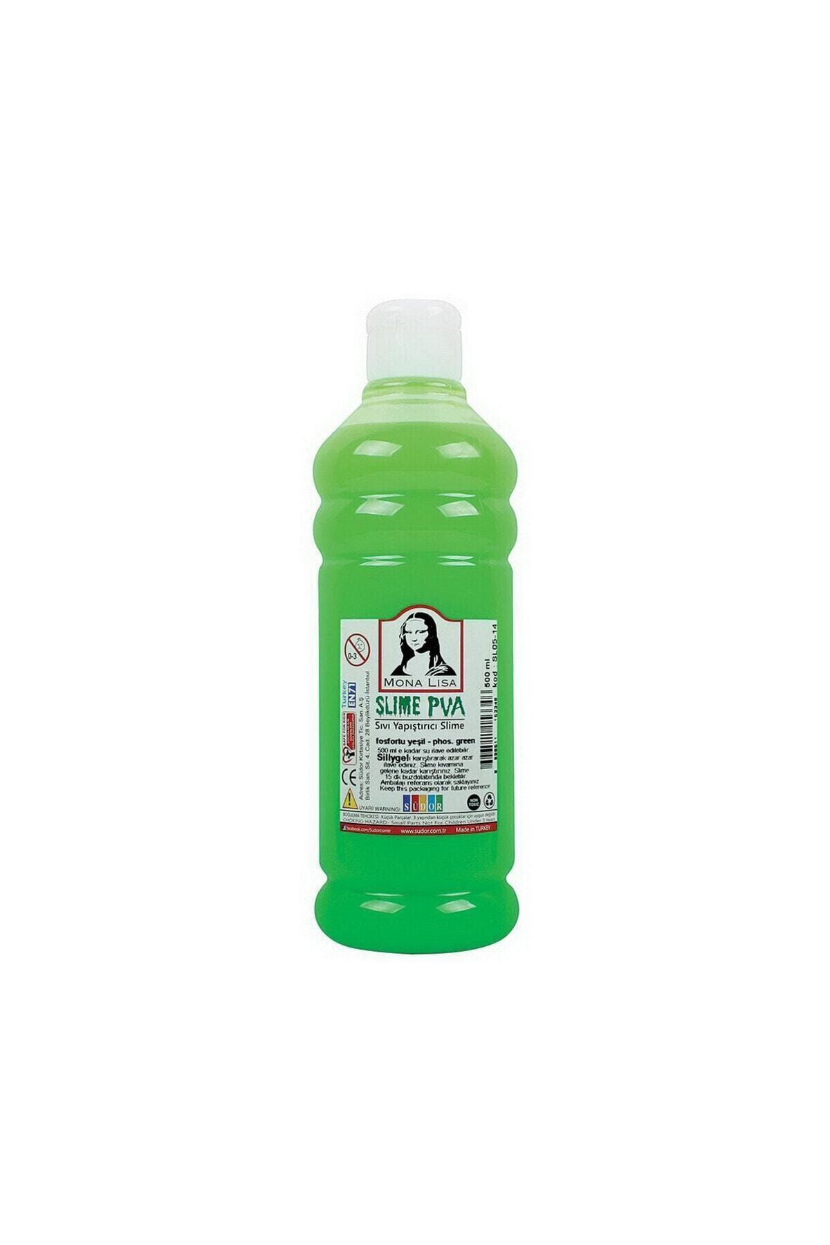 Südor Mona Lisa Slime Slaym Sıvı Yapıştırıcı Fosforlu Yeşil 500ml