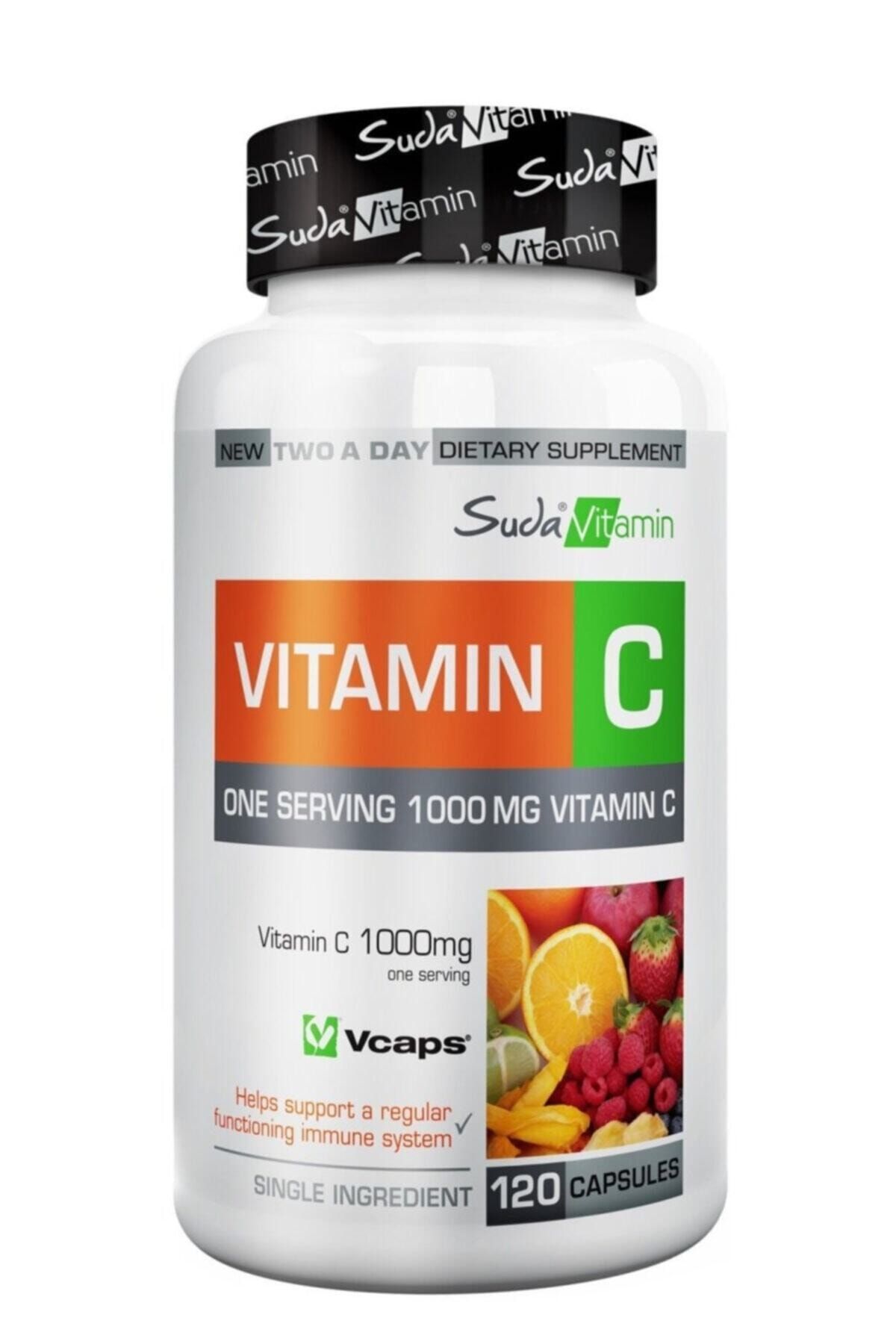 Suda Collagen Suda Vitamin Vitamin C 1000mg 120 Bitkisel Kapsül