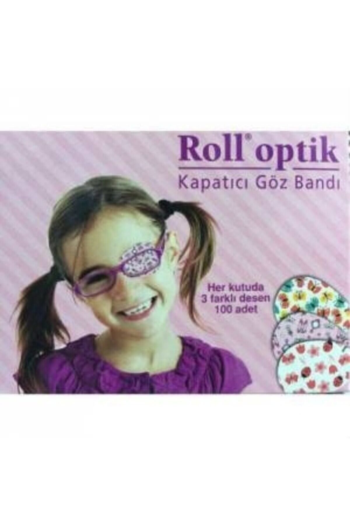 Kurtsan Roll Optik Göz Kapama Bandı 100 Adet Kız Çocuk