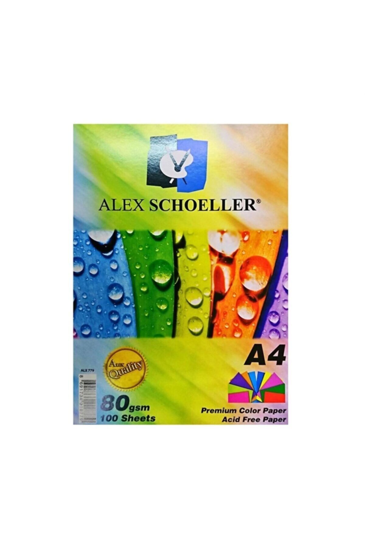 Sislon Alex Alx-779 Fotokopi Kağıdı 10 Renk 100 Lü Karışık