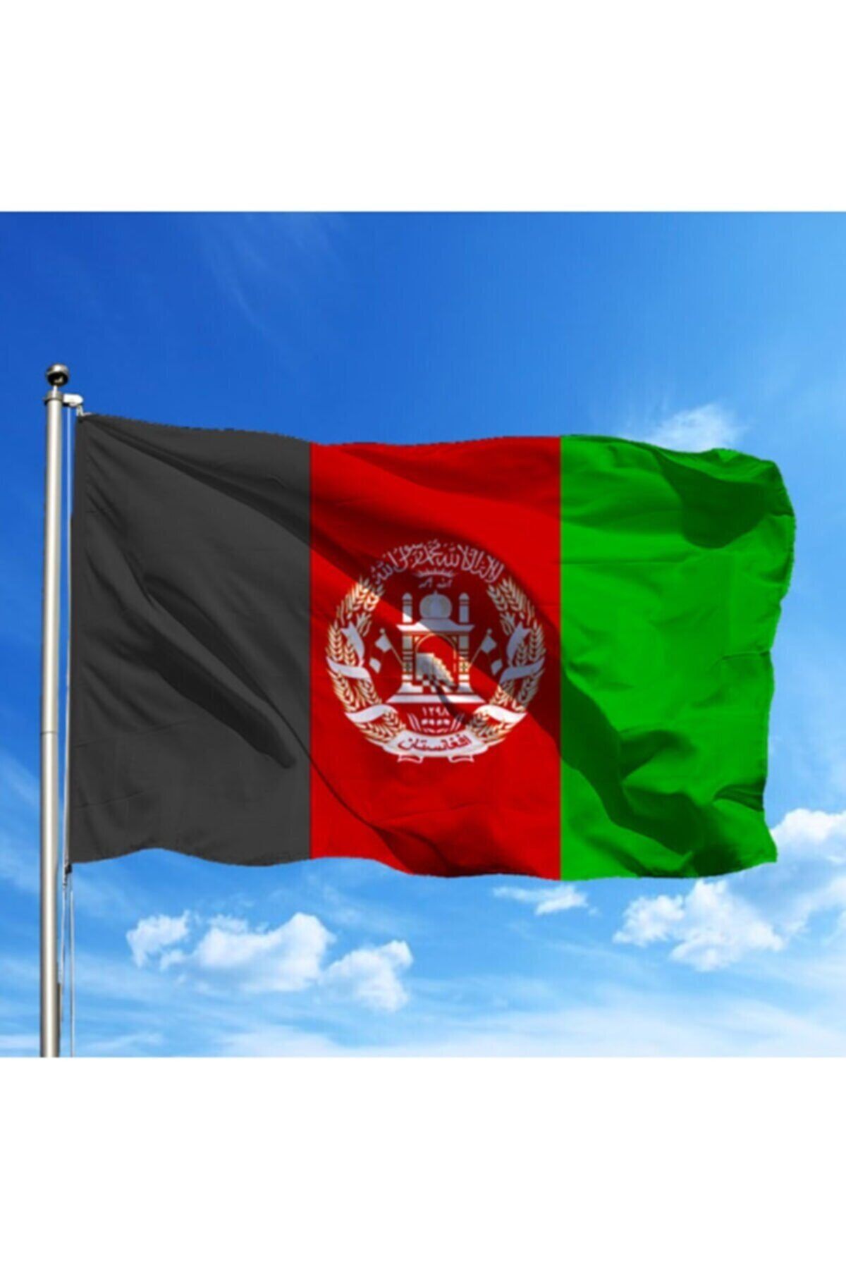 ÇELİKONLİNE Afganistan Ülke Bayrağı 100x150cm