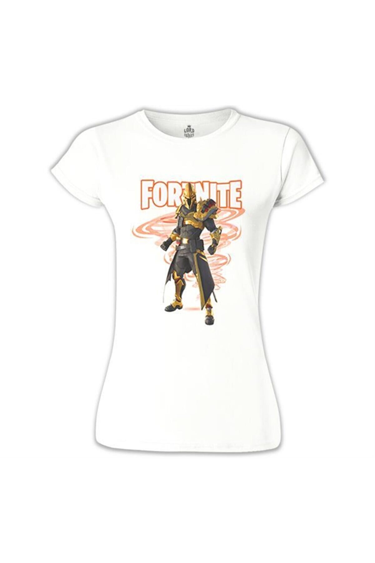 Lord T-Shirt Kadın Beyaz Fortnite - Ultima Knight Tshirt
