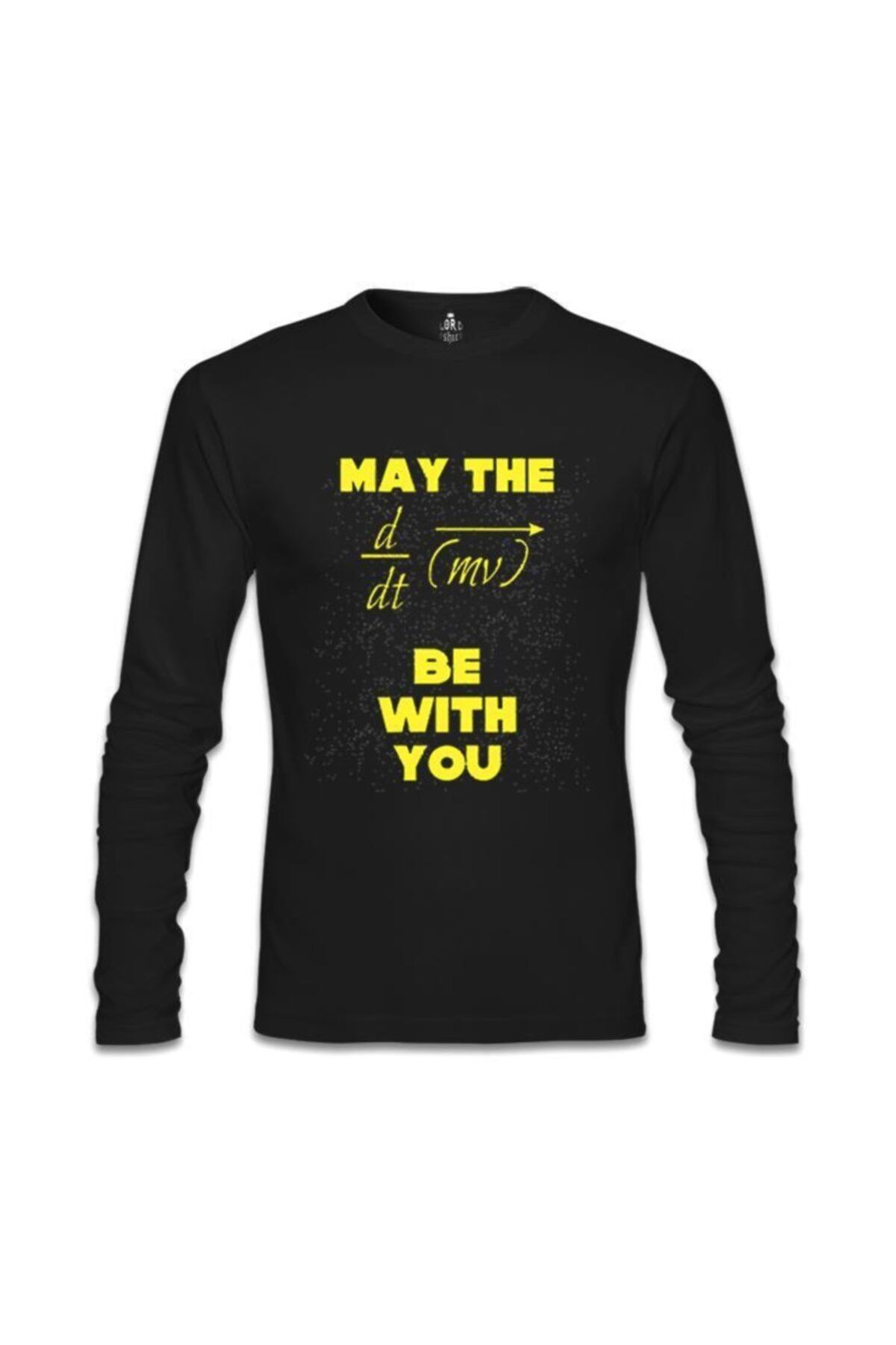 Lord T-Shirt Erkek Star Wars - Force Siyah Sweatshirt
