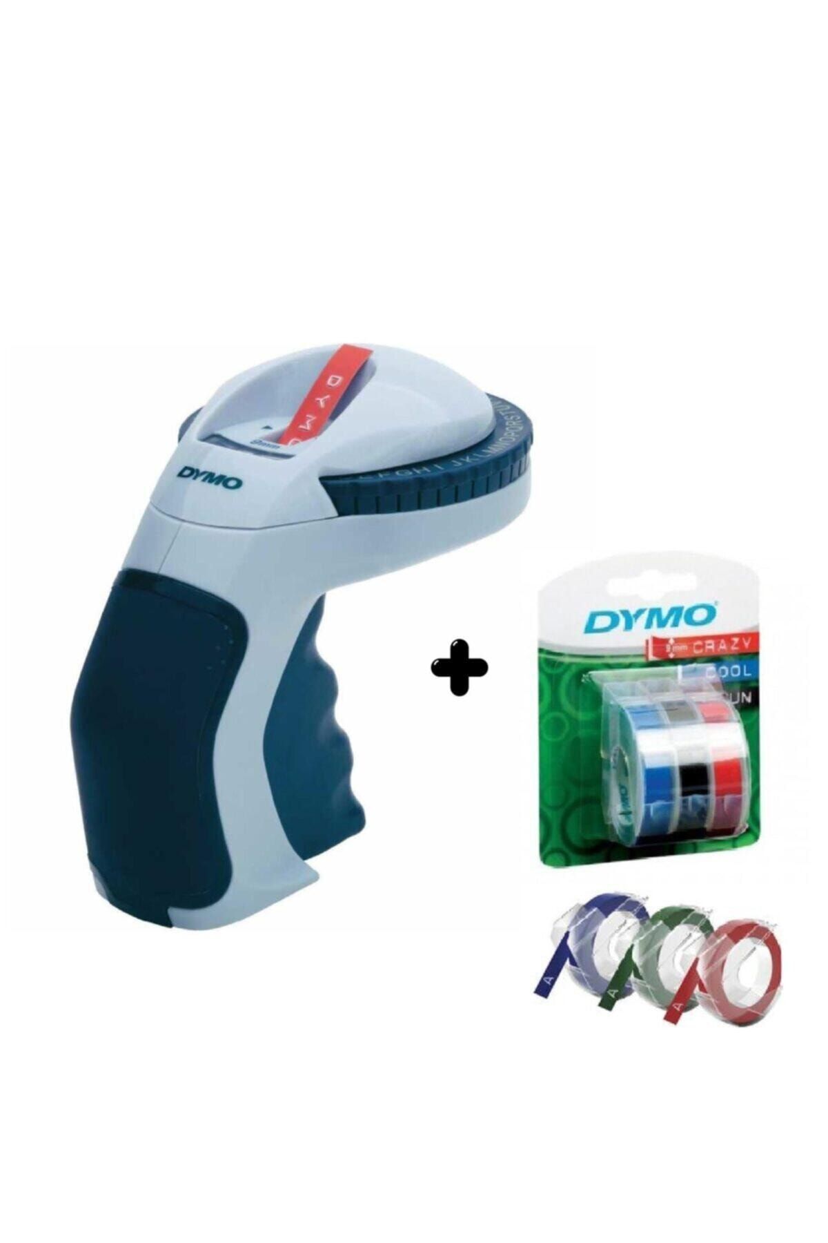 Dymo Omega Etiket Makinesi 3lü Blisterli Yedek Şerit 9mm*3m Kırmızı,siyah,mavi