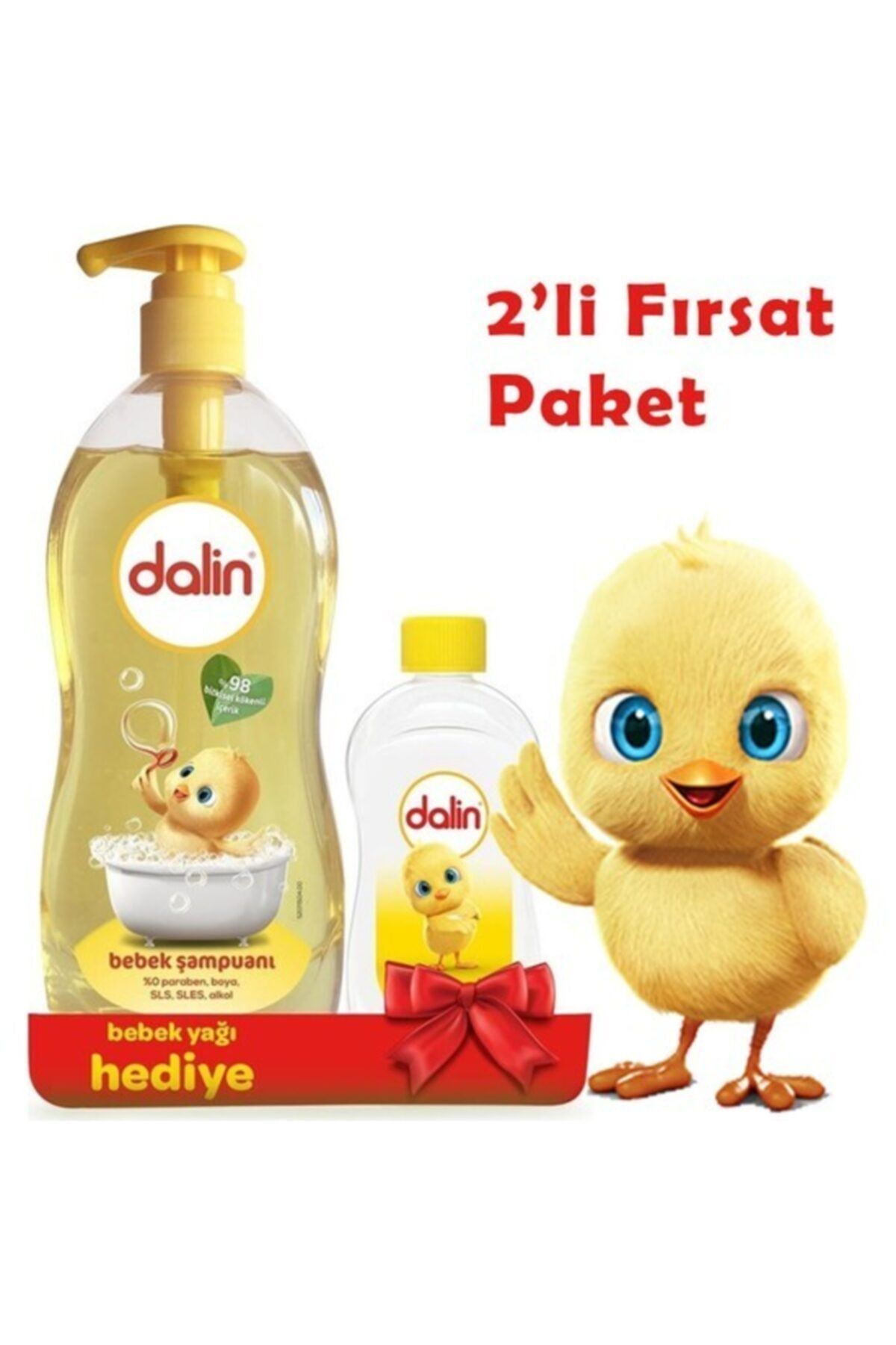 Dalin Şampuan 700 Ml + Bebe Yağı 100 Ml Hediyeli
