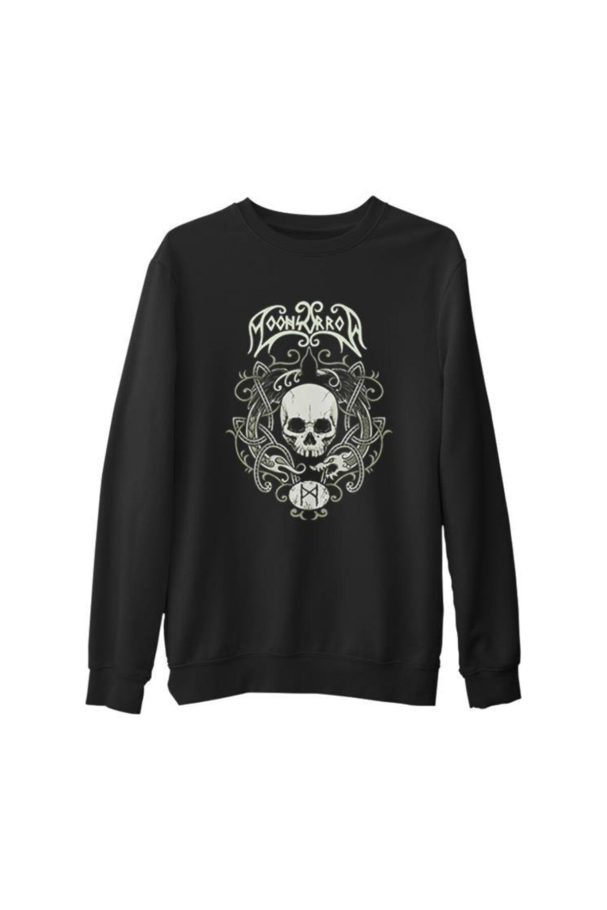Lord T-Shirt Moonsorrow - Varjoina Siyah Erkek Kalın Sweatshirt
