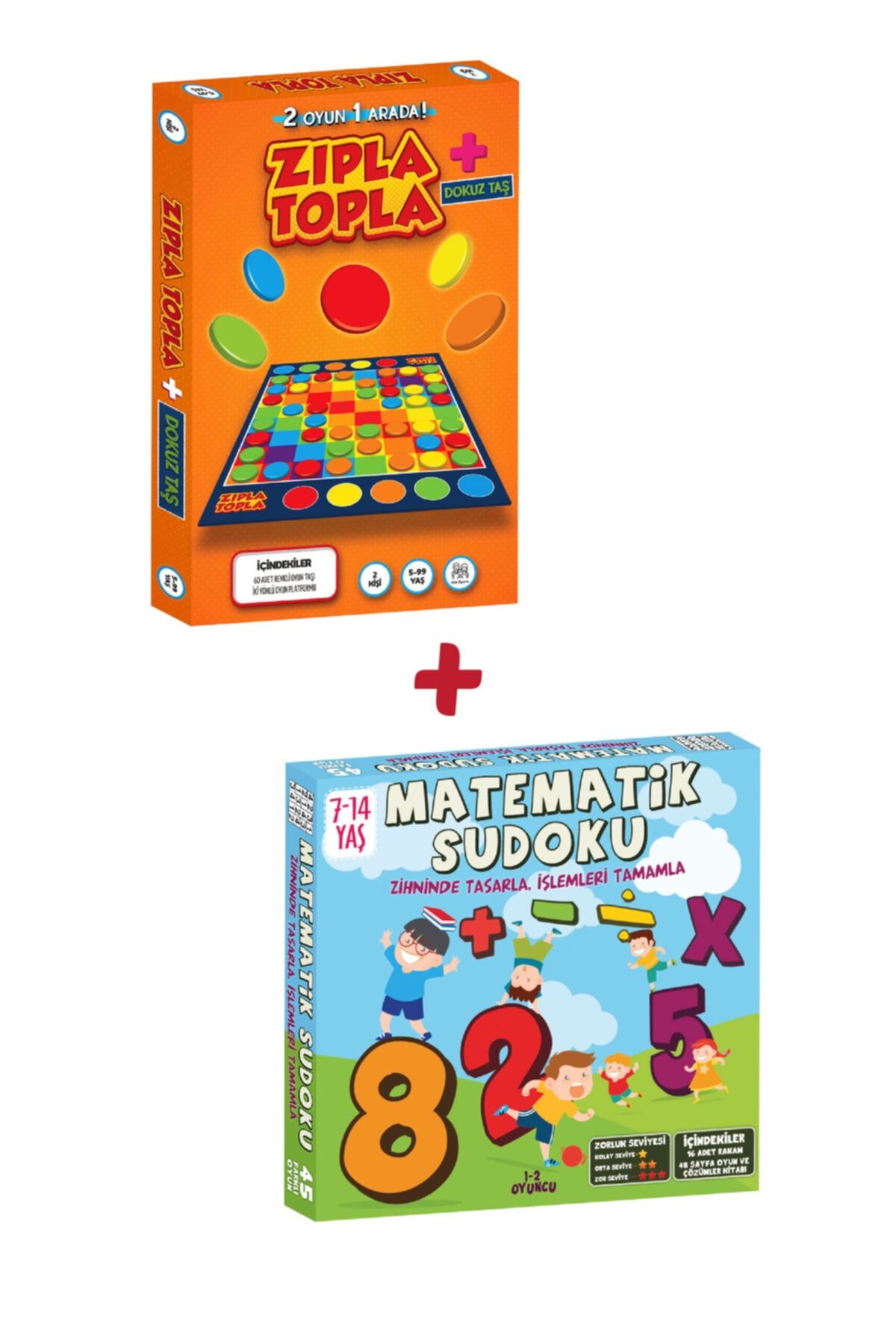 Tes Yayıncılık Matematik Sudoku/ Zıpla Topla 2'li Set