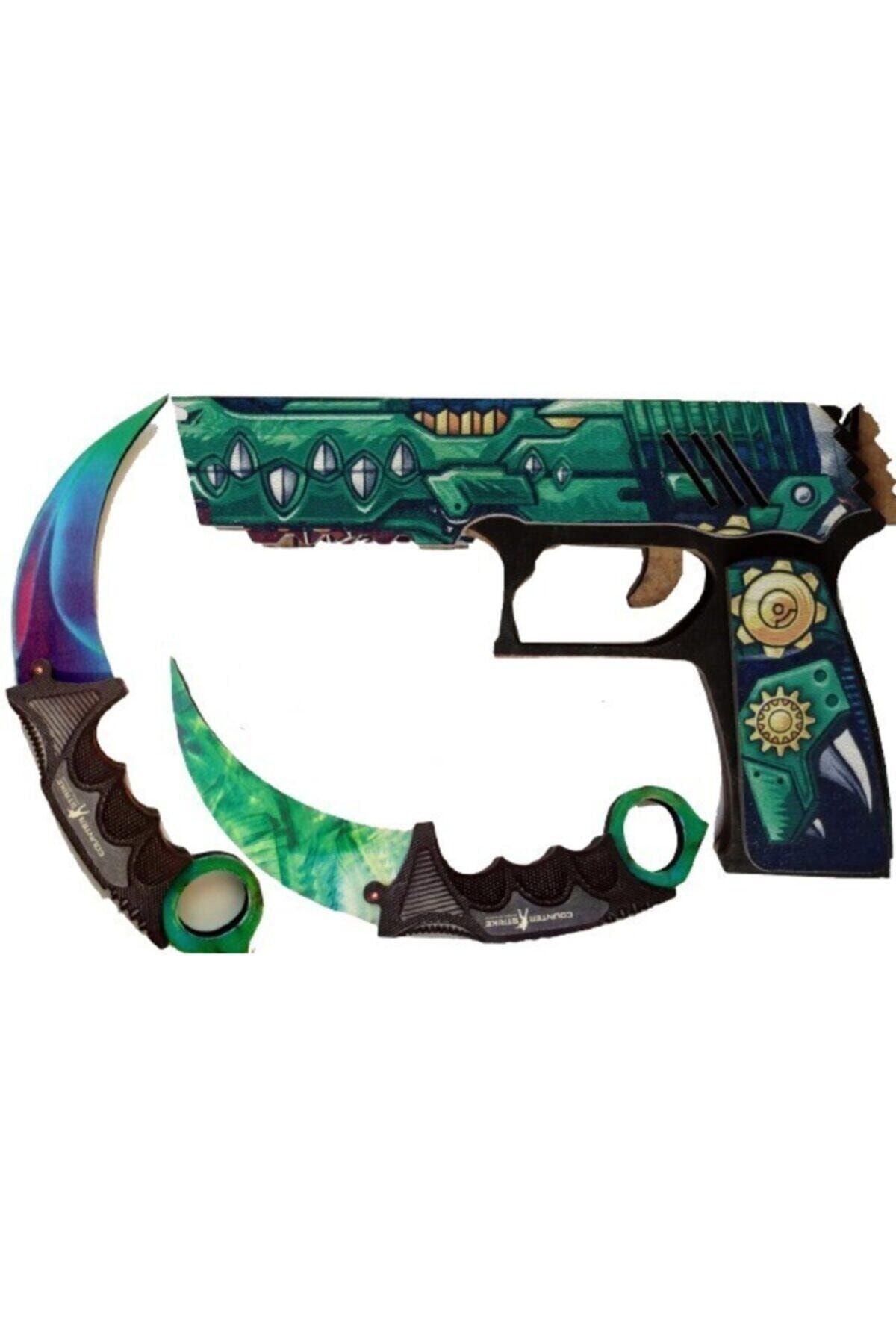 Hediyenealsak Ahşap Cs Go See Ya Later Gamma Phase 2 Karambit Yeni Set