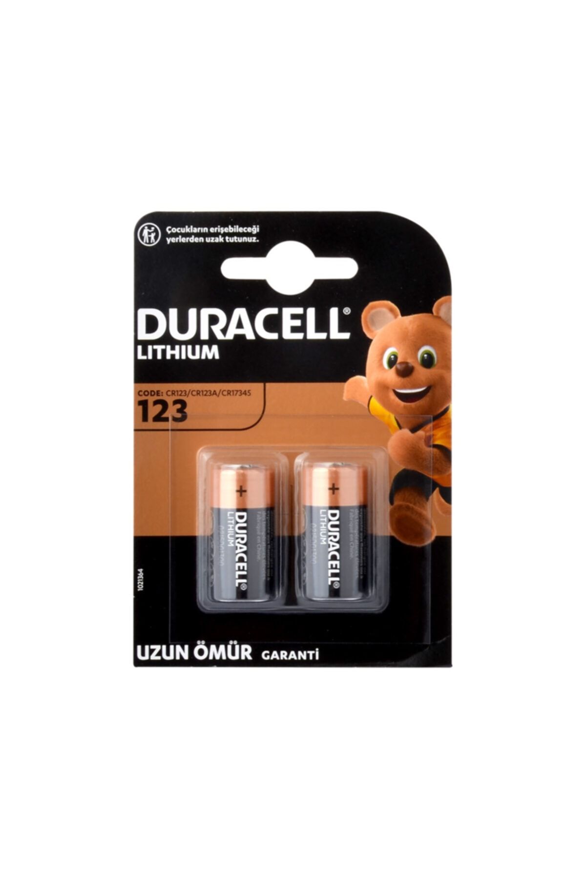 Duracell Cr123a Dijital Fotoğraf Makinesi Pili - Dedektör Pili 2'li