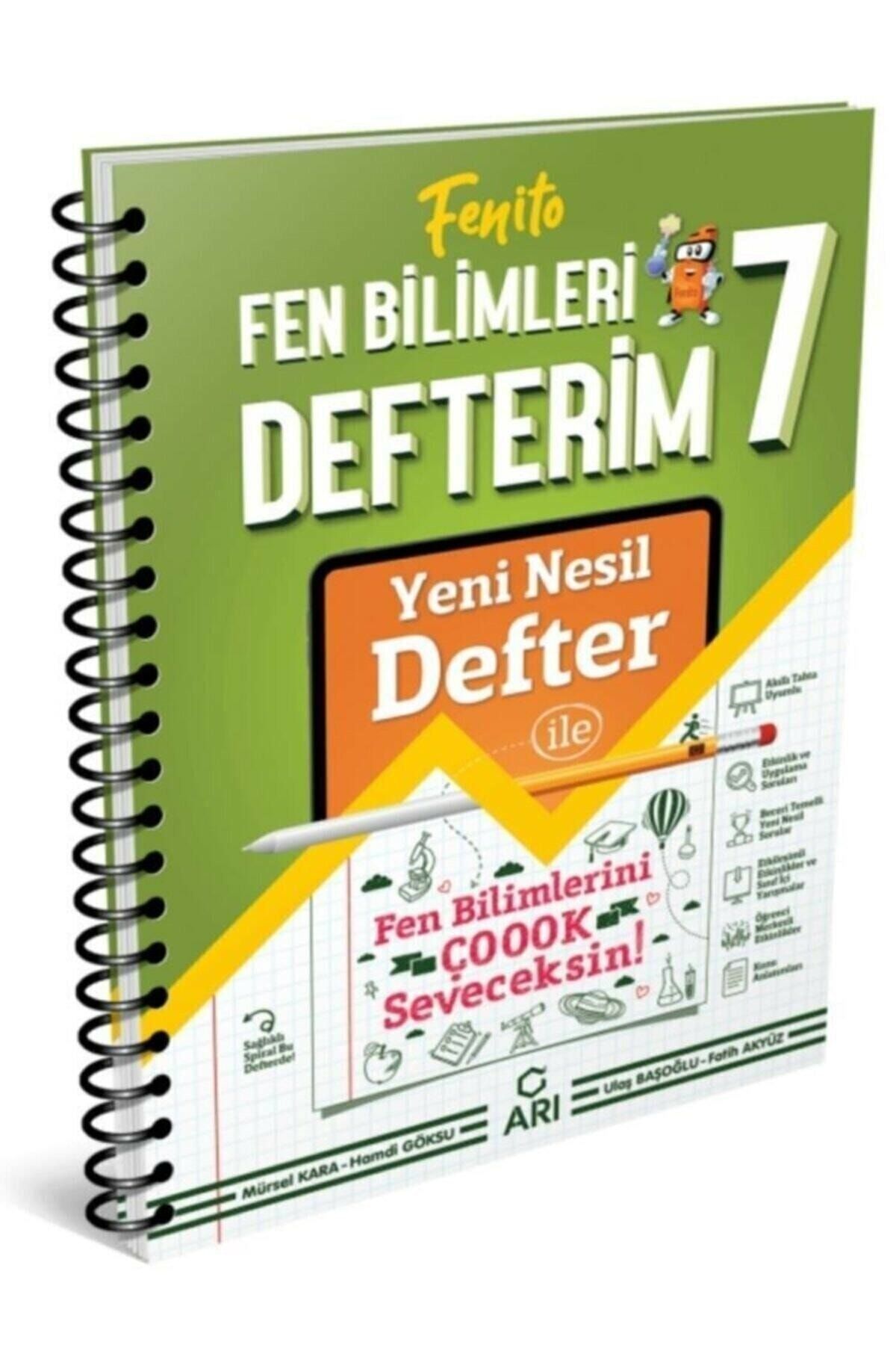 Arı Yayıncılık 7.sınıf Akıllı Fen Bilimleri Defteri - 2021-2022