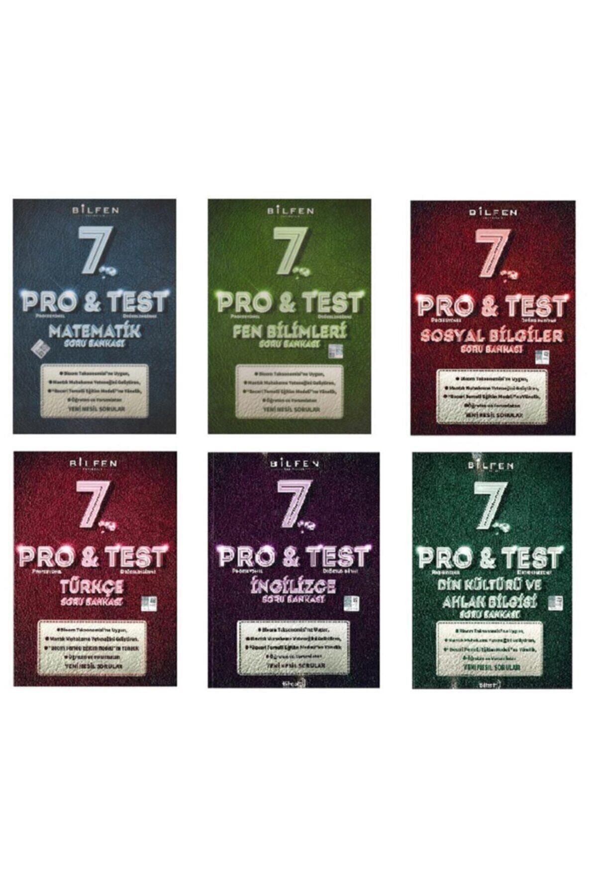 Bilfen Yayıncılık Bilfen 7.sınıf 6lı Pro&test Soru Bankası Seti