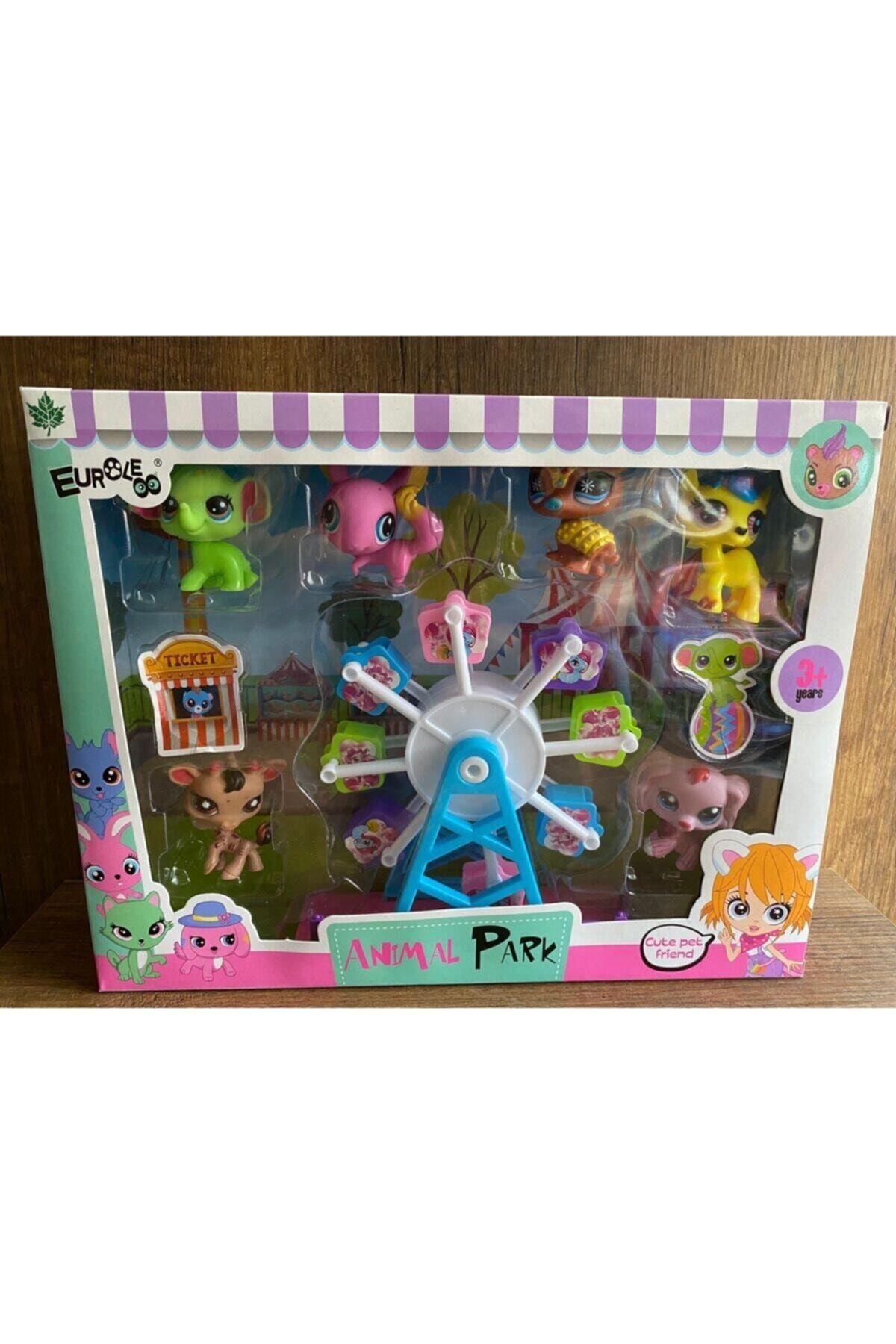Littlest Pet Shop Oyuncak Miniş Seti Miniş 6lı Set Oyuncak Dönme Dolaplı Miniş Miniş