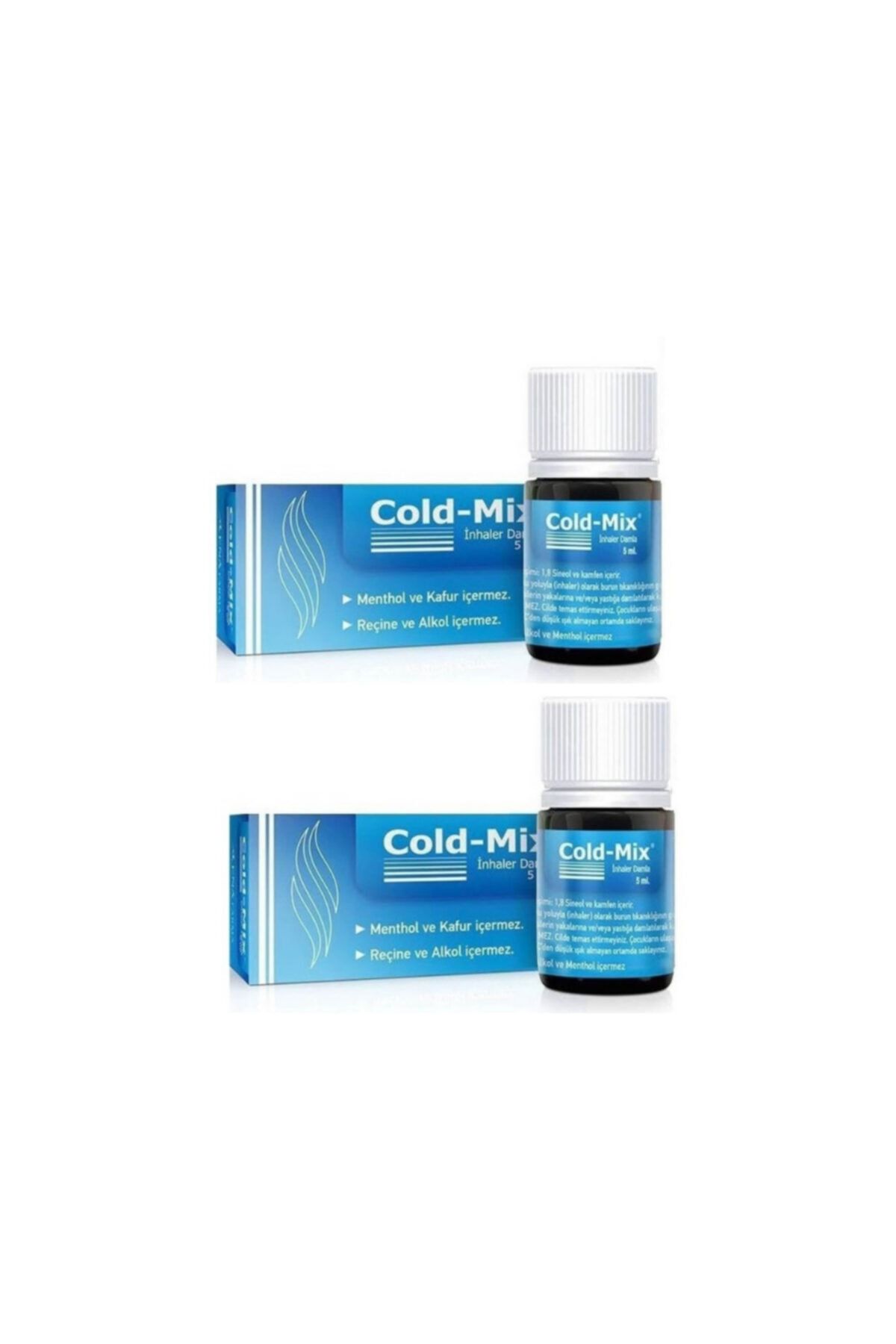 Cold-Mix Inhaler Damla Okaliptüs Ve Ladin Yağları Içeren Inhaler Damla 5ml 2'li