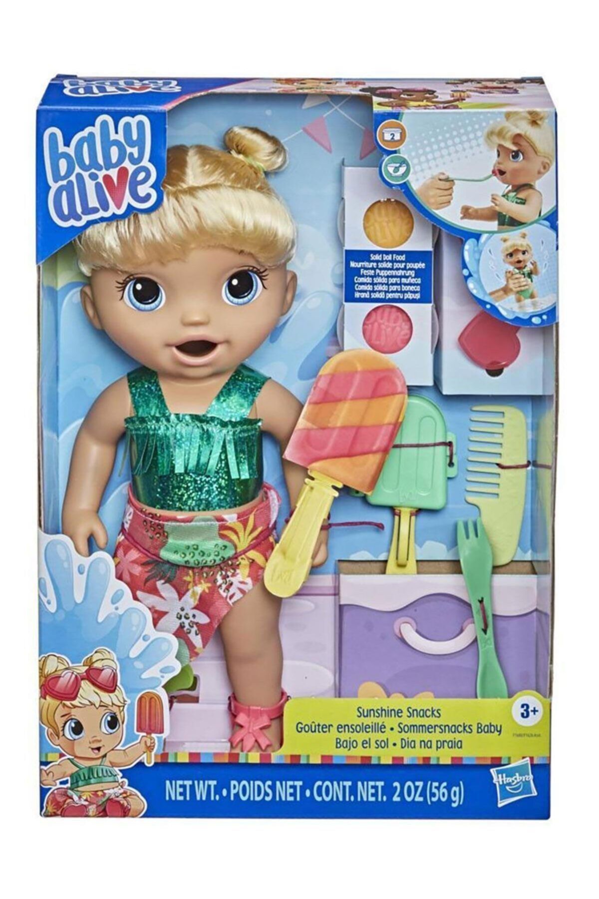 Baby Alive Bebeğimle Yaz Eğlencesi Sarışın F1680 Lisanslı Ürün