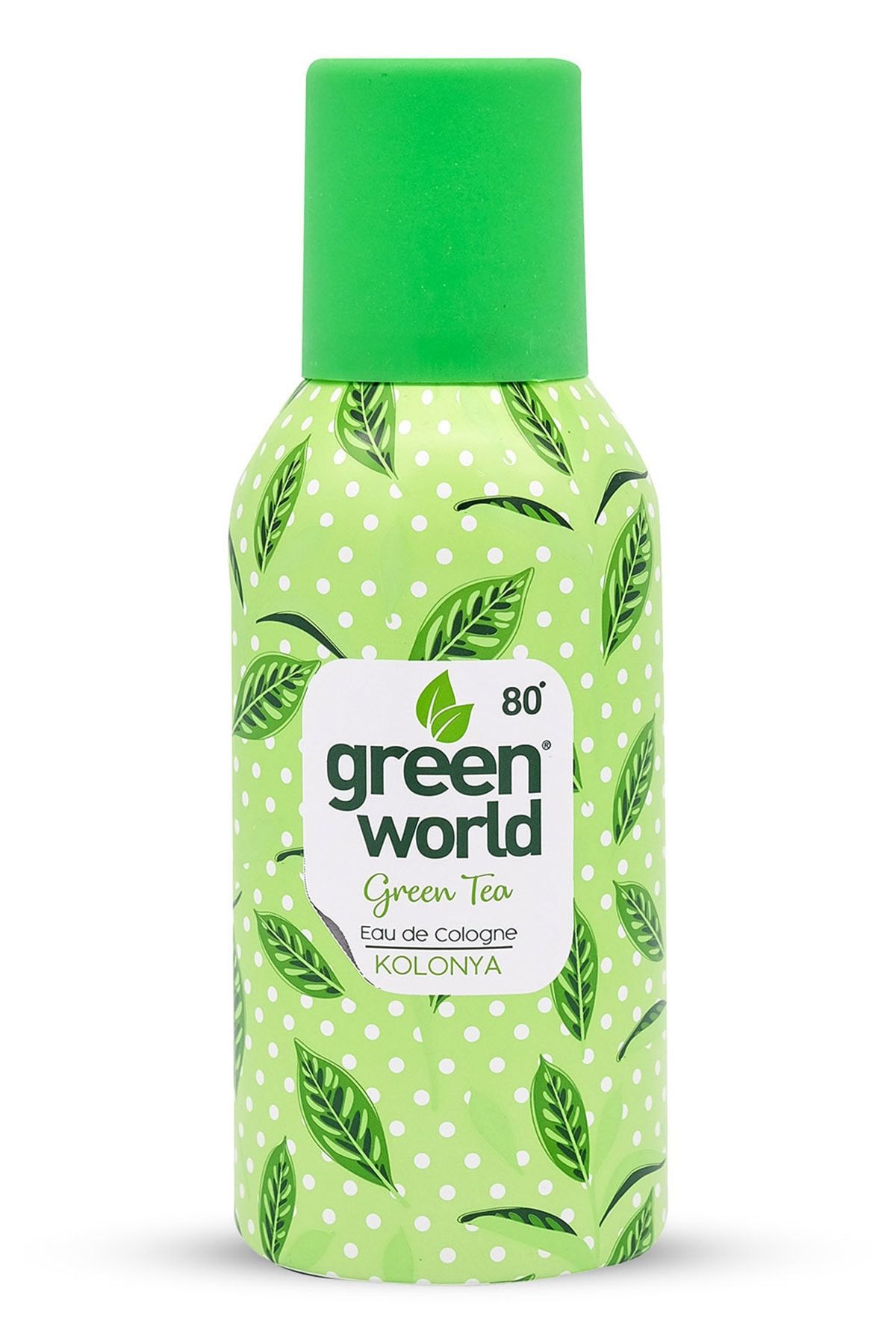Green World Aerosol Sprey Kolonya Green Tea 150 ml