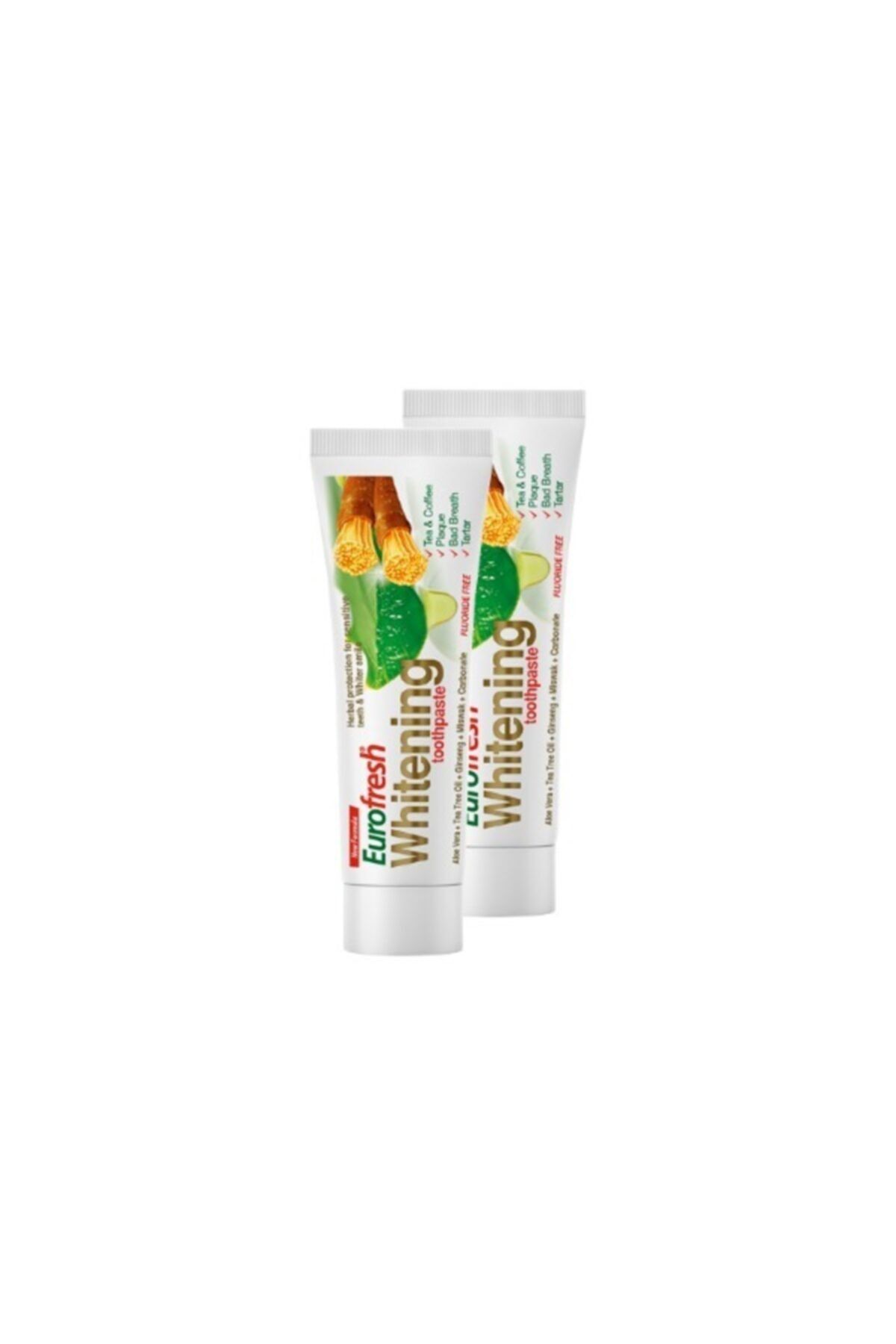 Farmasi Eurofresh Aloe Veralı Misvaklı Beyazlatıcı Diş Macunu 112 G X2