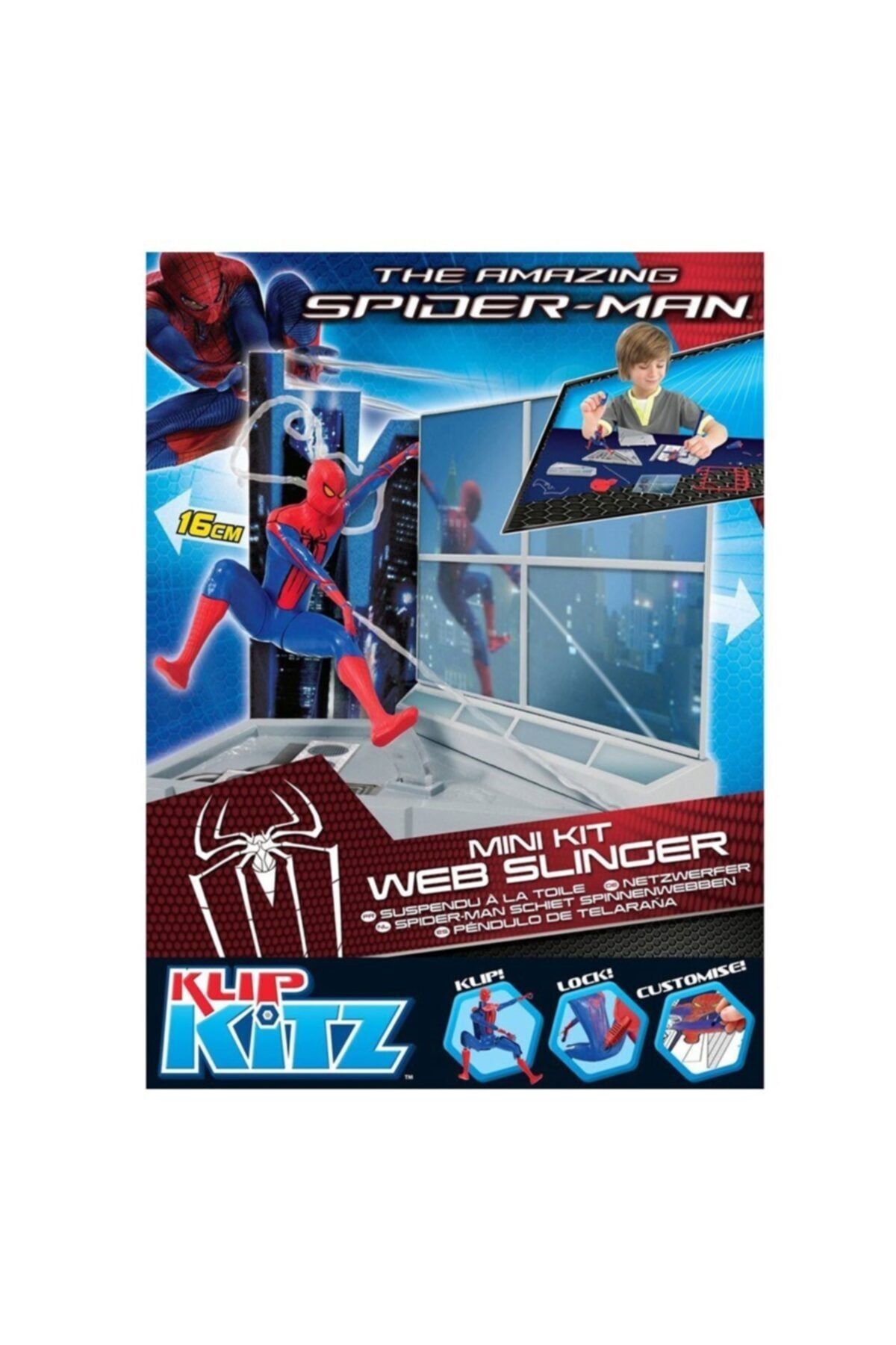 MARVEL Spiderman Klip Kitz Maket Mini Boy U164347