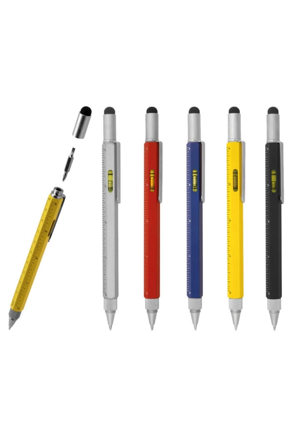 MUDOS Çok Işlevli Mühendis - Mimar - Usta Kalemi - Multi Function Pen Sarı