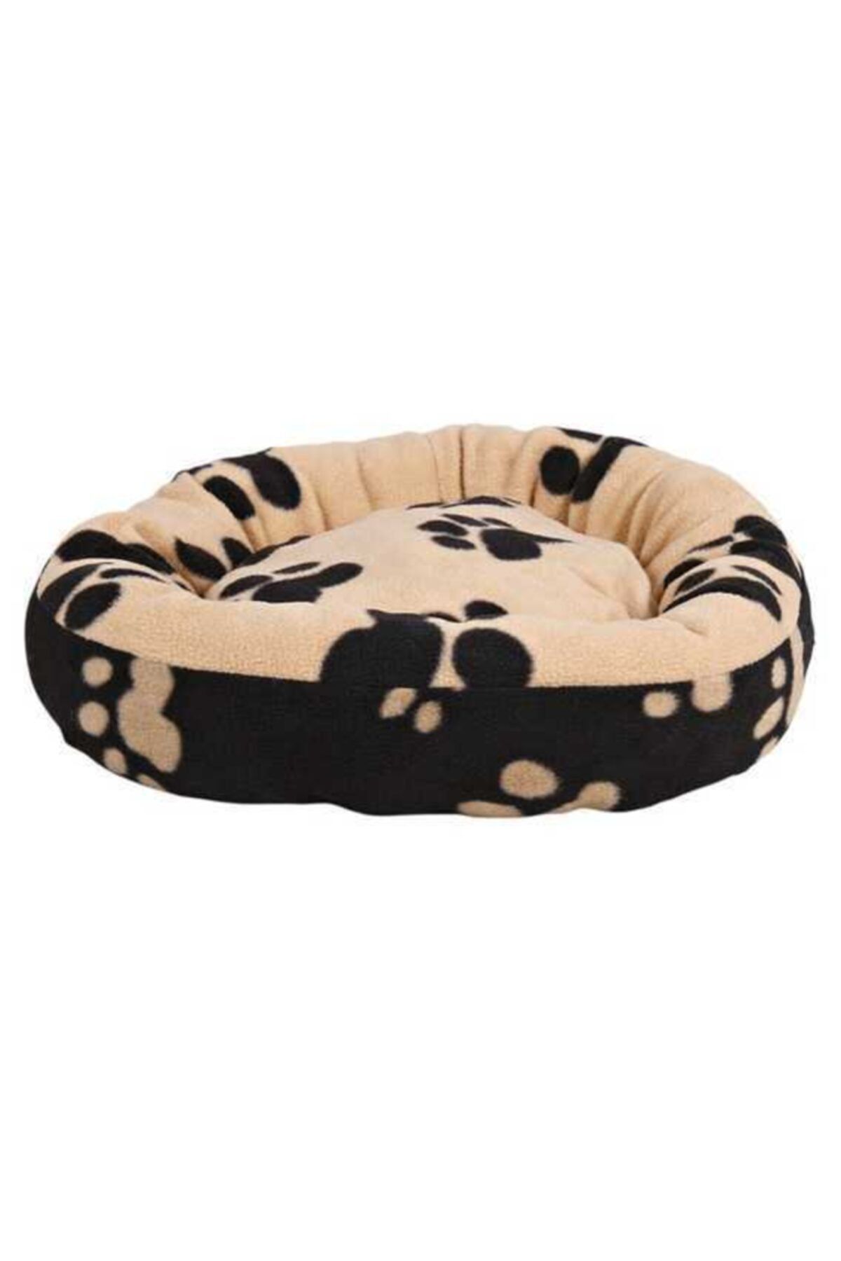 Trixie Siyah Bej Pati Desenli Köpek Yatağı 70 cm
