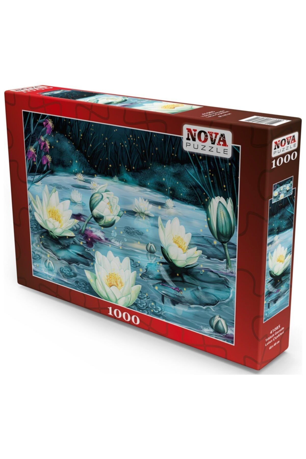Nova Puzzle 1000 Parça Yıldızlı Gecede Lotus Çiçekleri