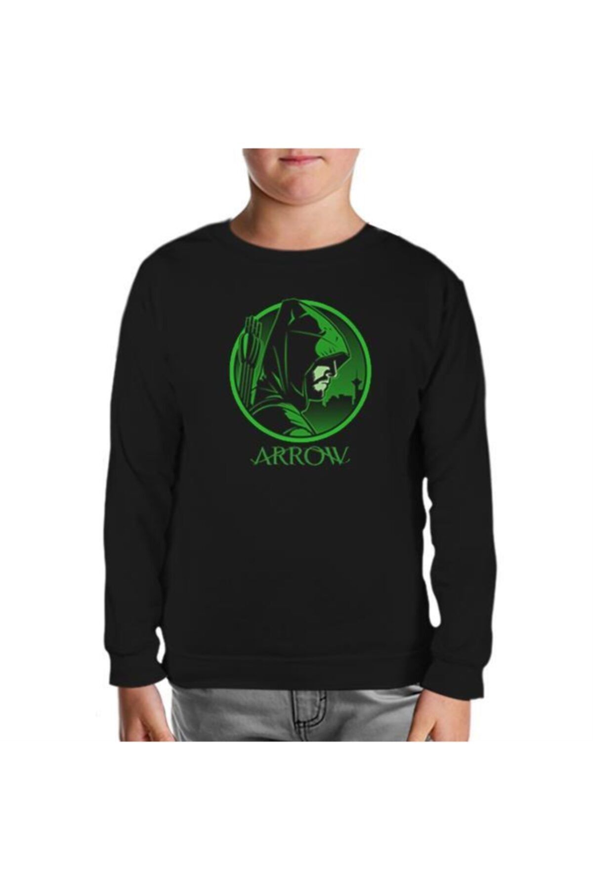 Lord T-Shirt Unisex Çocuk Siyah Sweatshirt