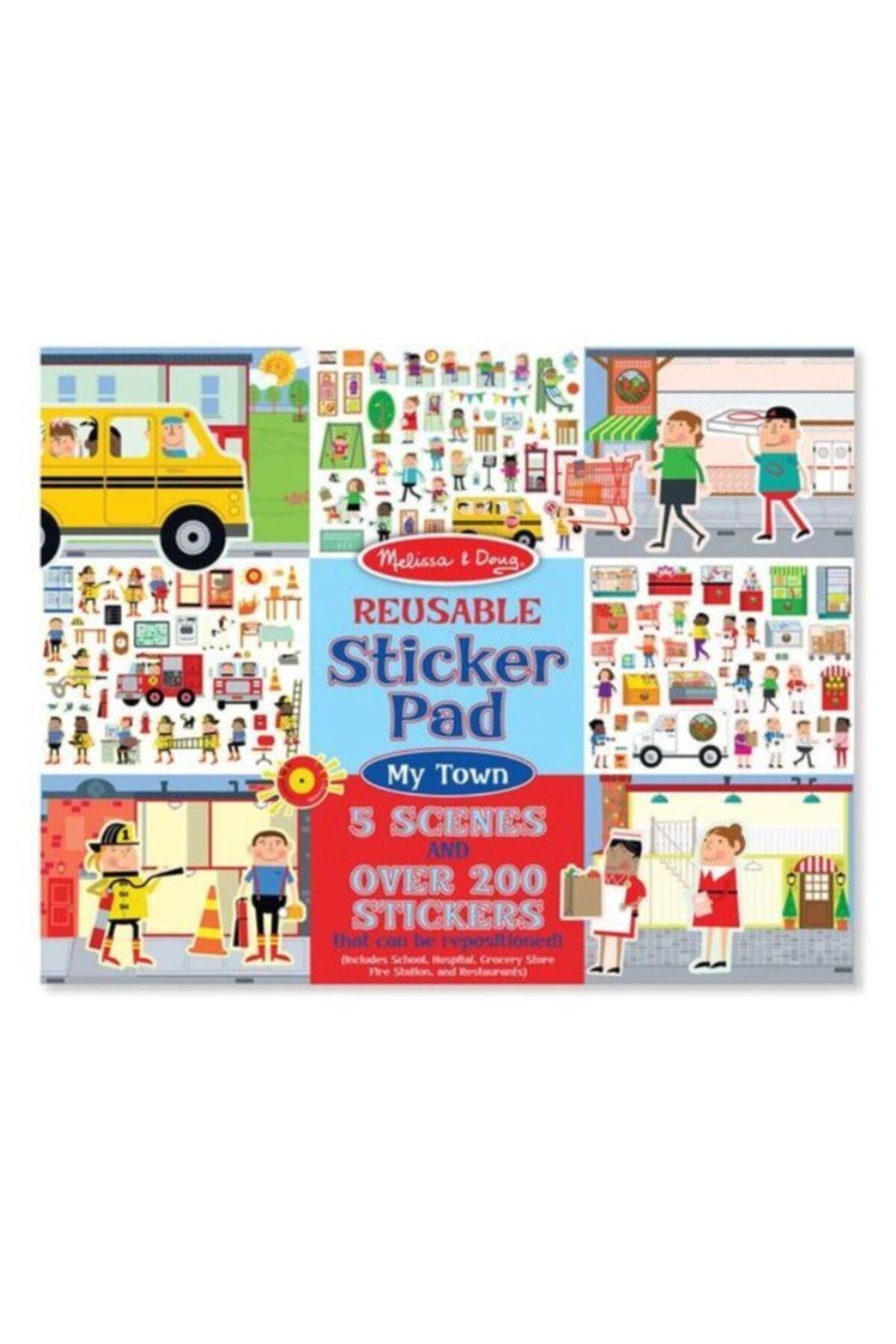 Melissa & Doug Melissa And Doug Tak Çıkar Çıkartma Kitabı - Benim Şehrim