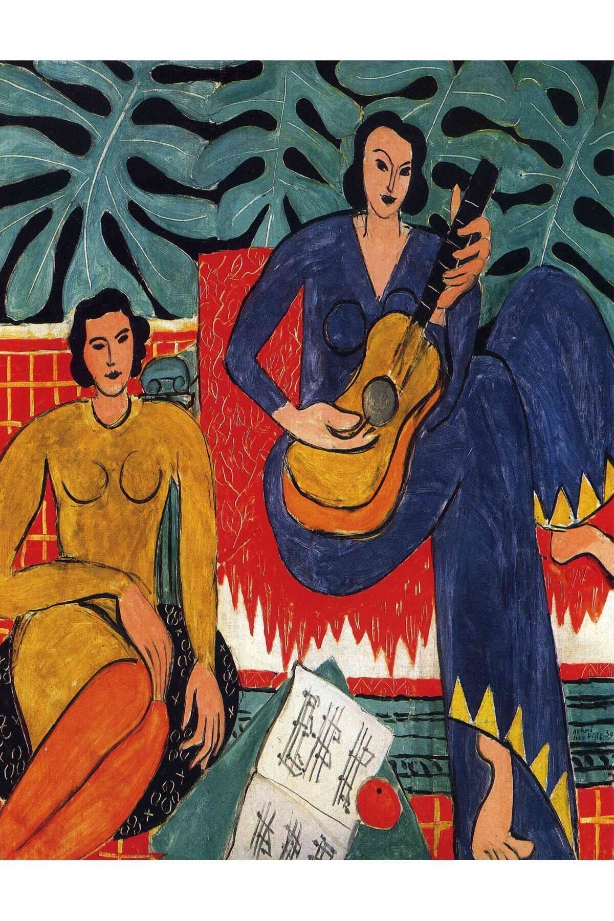 Vona Vintage Henri Matisse Music Art 50x70 Poster