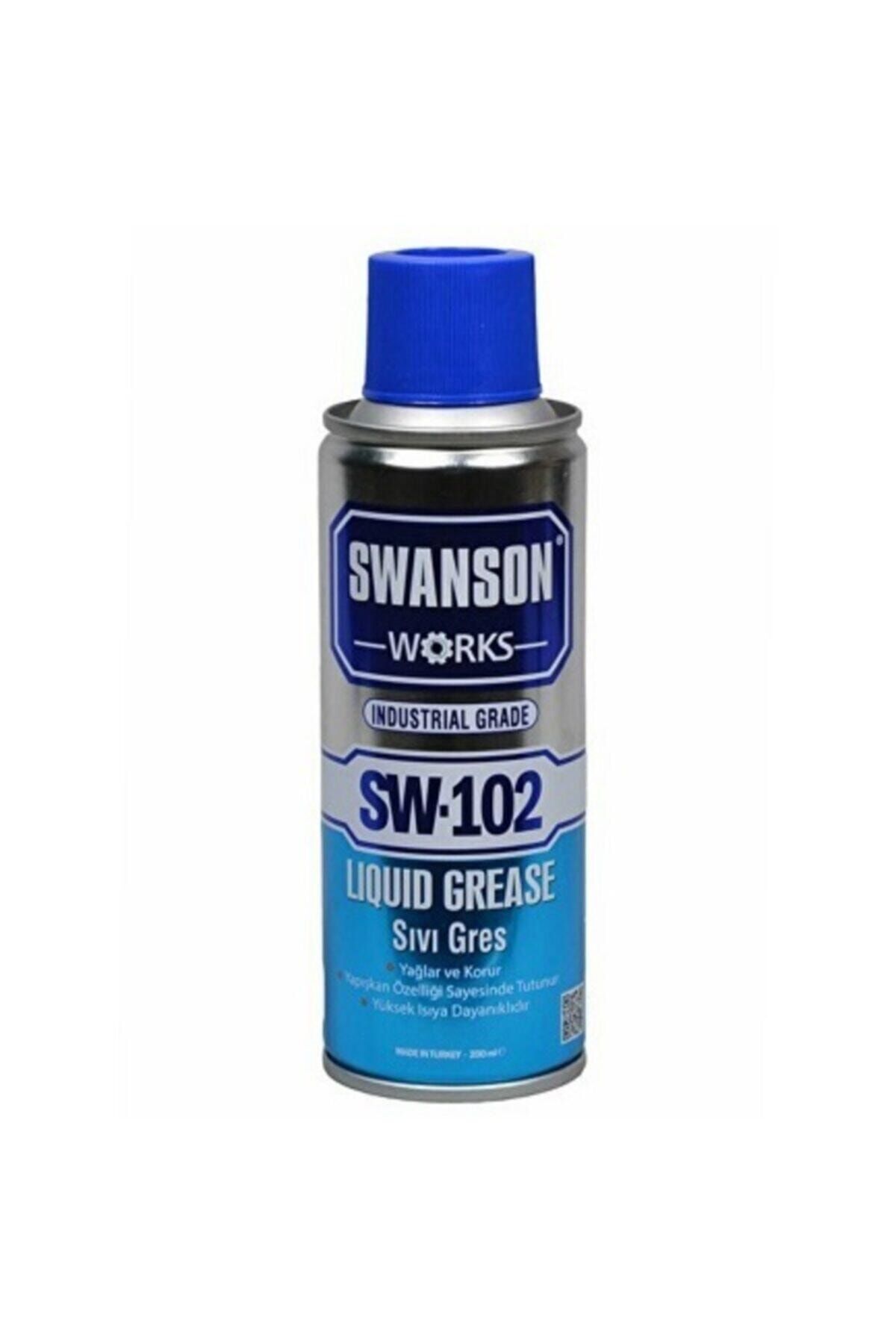 SWANSON WORKS Sıvı Gres Yağı Rulman Dişli Yağlama Zincir Yağlayıcı Sprey 400 ml