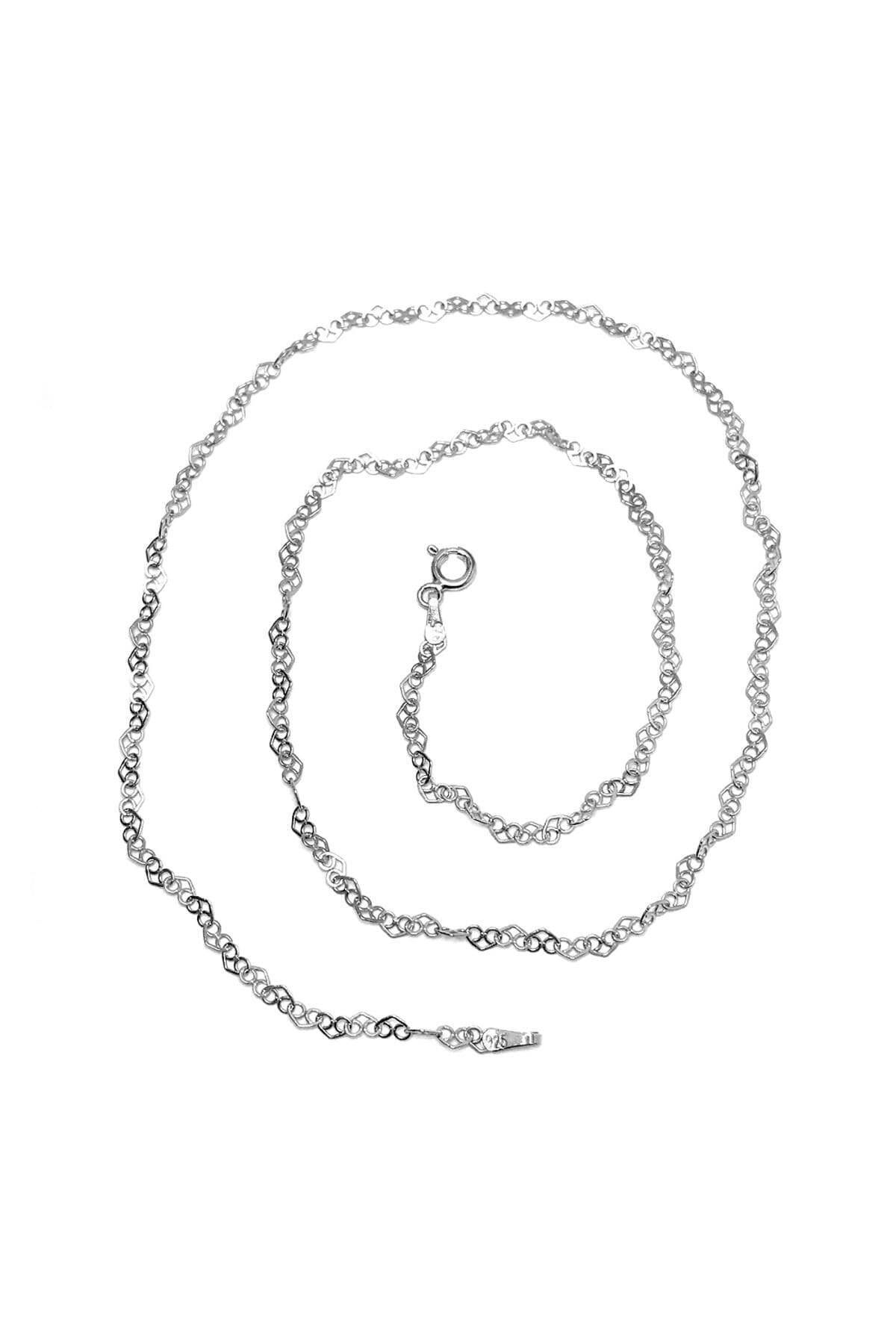 Midyat Gümüş Dünyası Kadın Kalp Model Gümüş Zincir 2020433