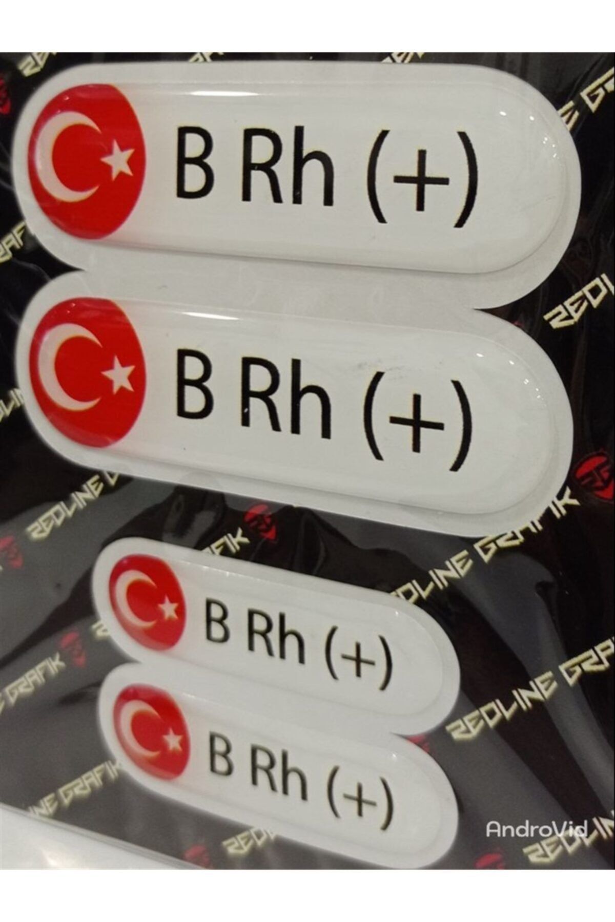 3M Damla Kan Grubu Sticker Beyaz 4 Adet Hediyeli B Rh Pozitif