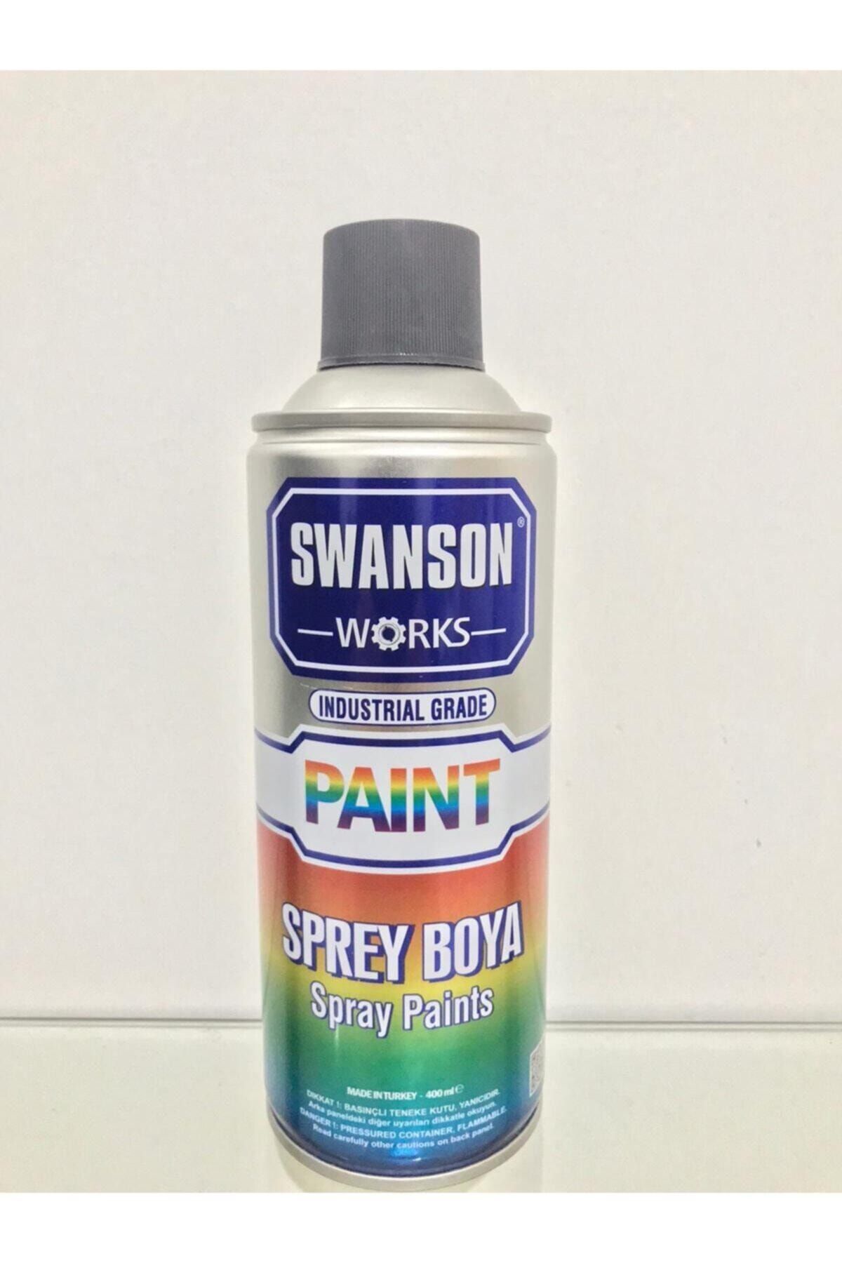 SWANSON WORKS Gri Renk Spray Boya 400 Ml