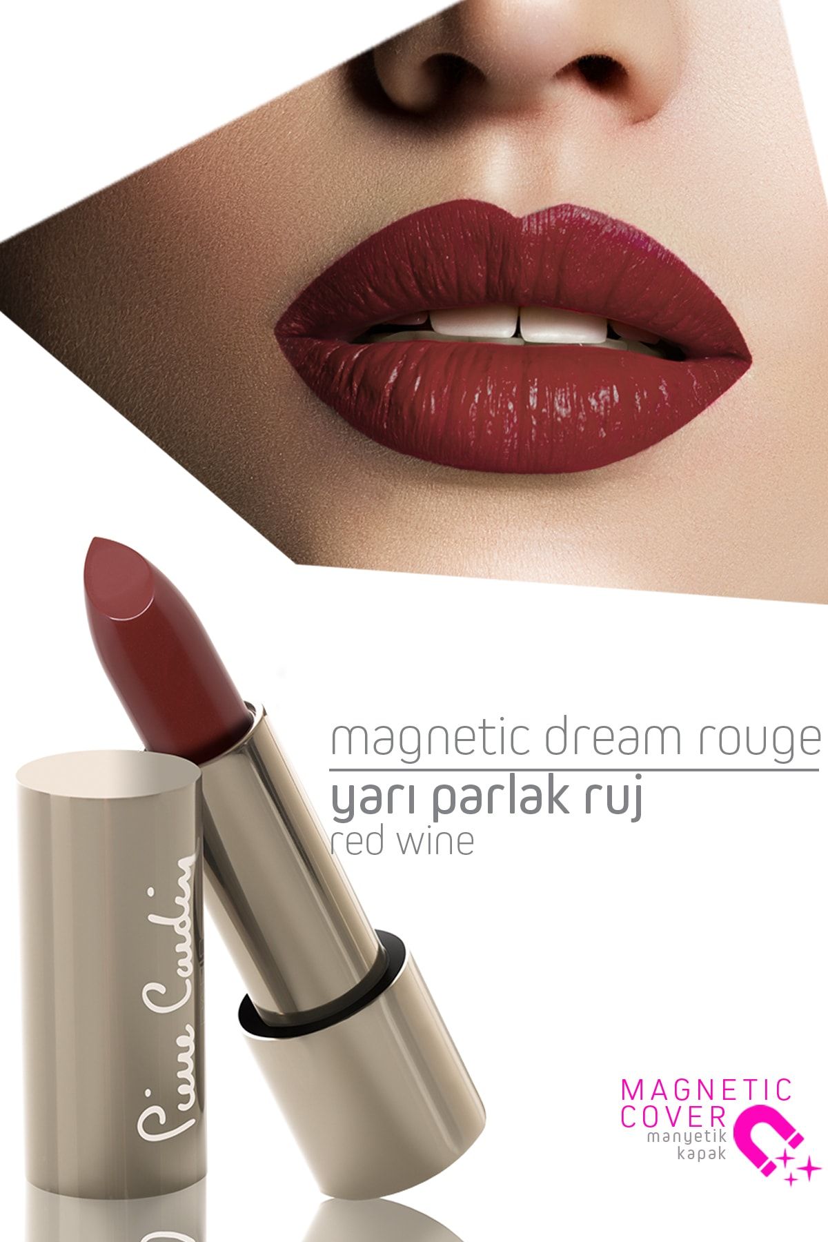 Pierre Cardin Ruj - Magnetic Dream Lipstick Red Wine 269 8680570487276