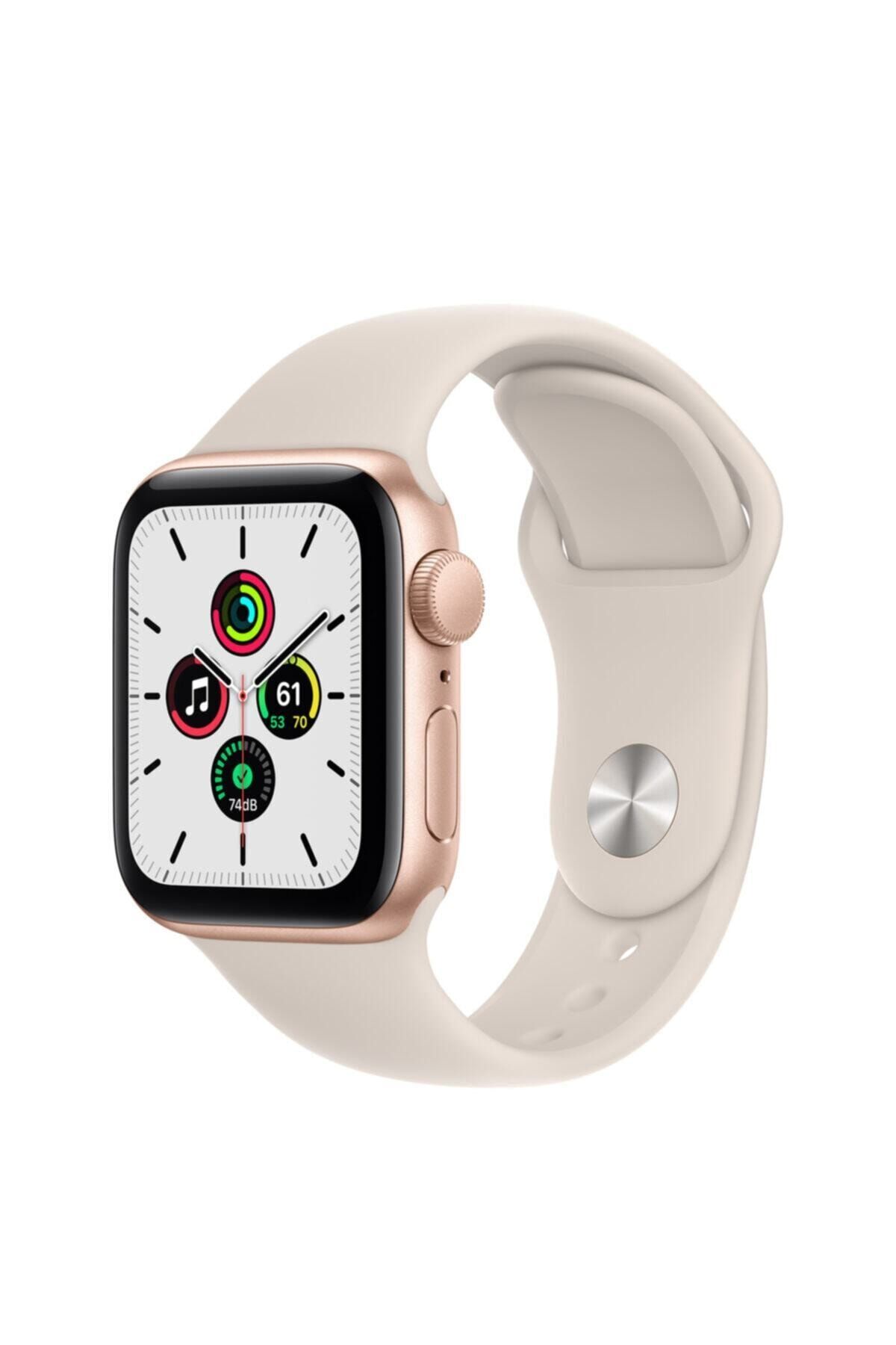 Apple Watch Se 40mm GPS Gold Alüminyum Kasa Ve Yıldız Işığı Spor Kordon (Apple Türkiye Garantili)