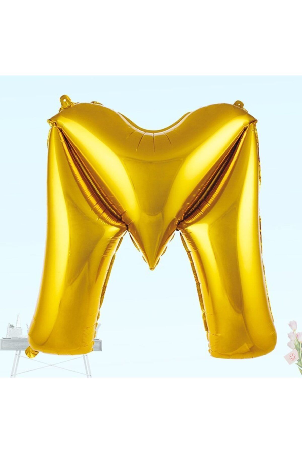Genel Markalar Folyo Balon M Harfi Gold Renk - M Harf Balon - Harf Folyo Balon 100 cm Gold Balon