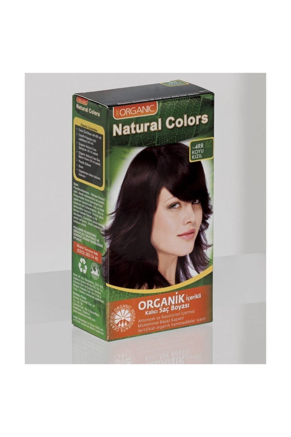 Organic Natural Colors Natural Colors 4rr Koyu Kızıl Organik Saç Boyası
