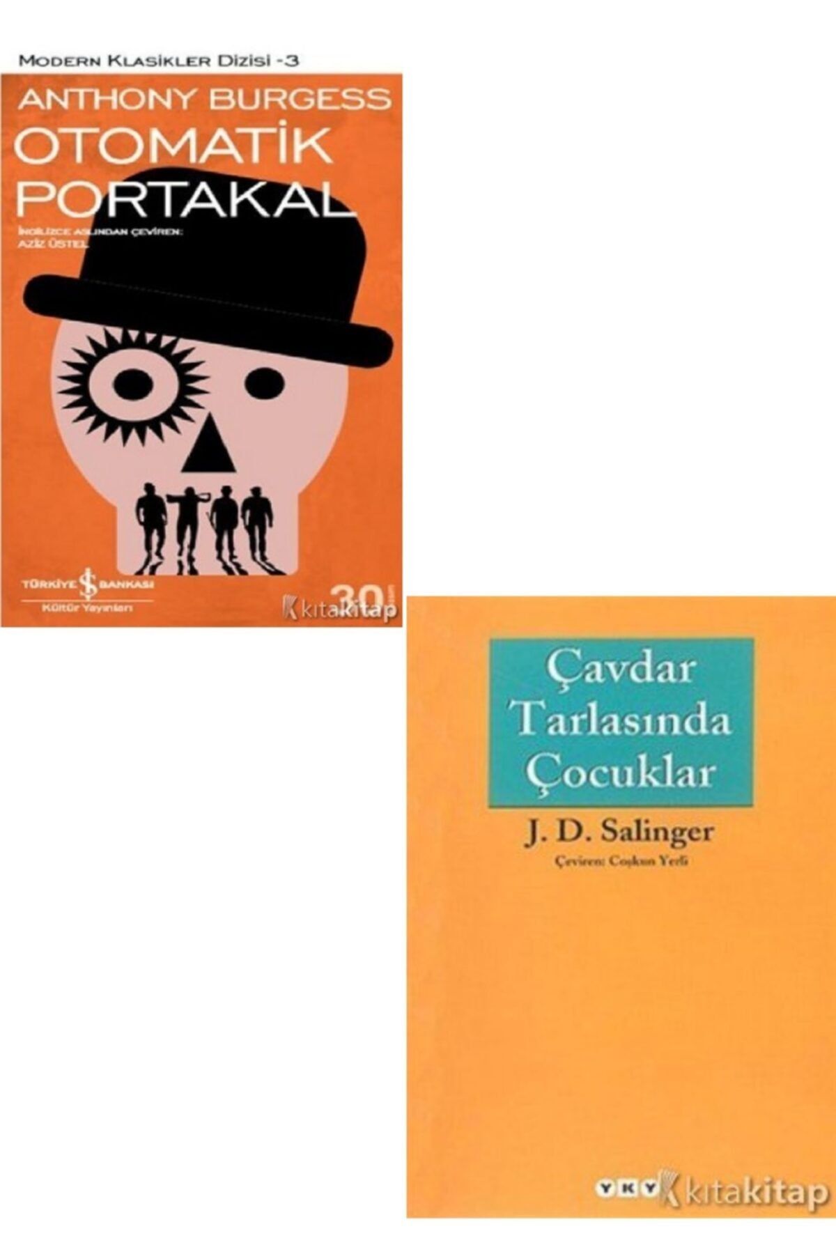 Karakarga Yayınları Çavdar Tarlasında Çocuklar - Otomatik Portakal -anthony Burgess -jerome David Salinger - 2 Kitap Set