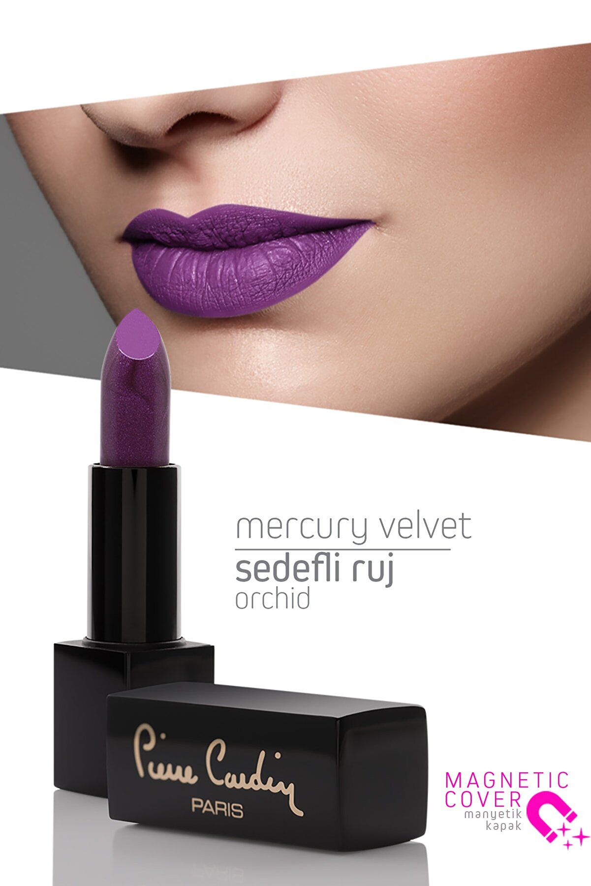 Pierre Cardin Ruj - Mercury Velvet Lipstick Orchid 171 8680570487290
