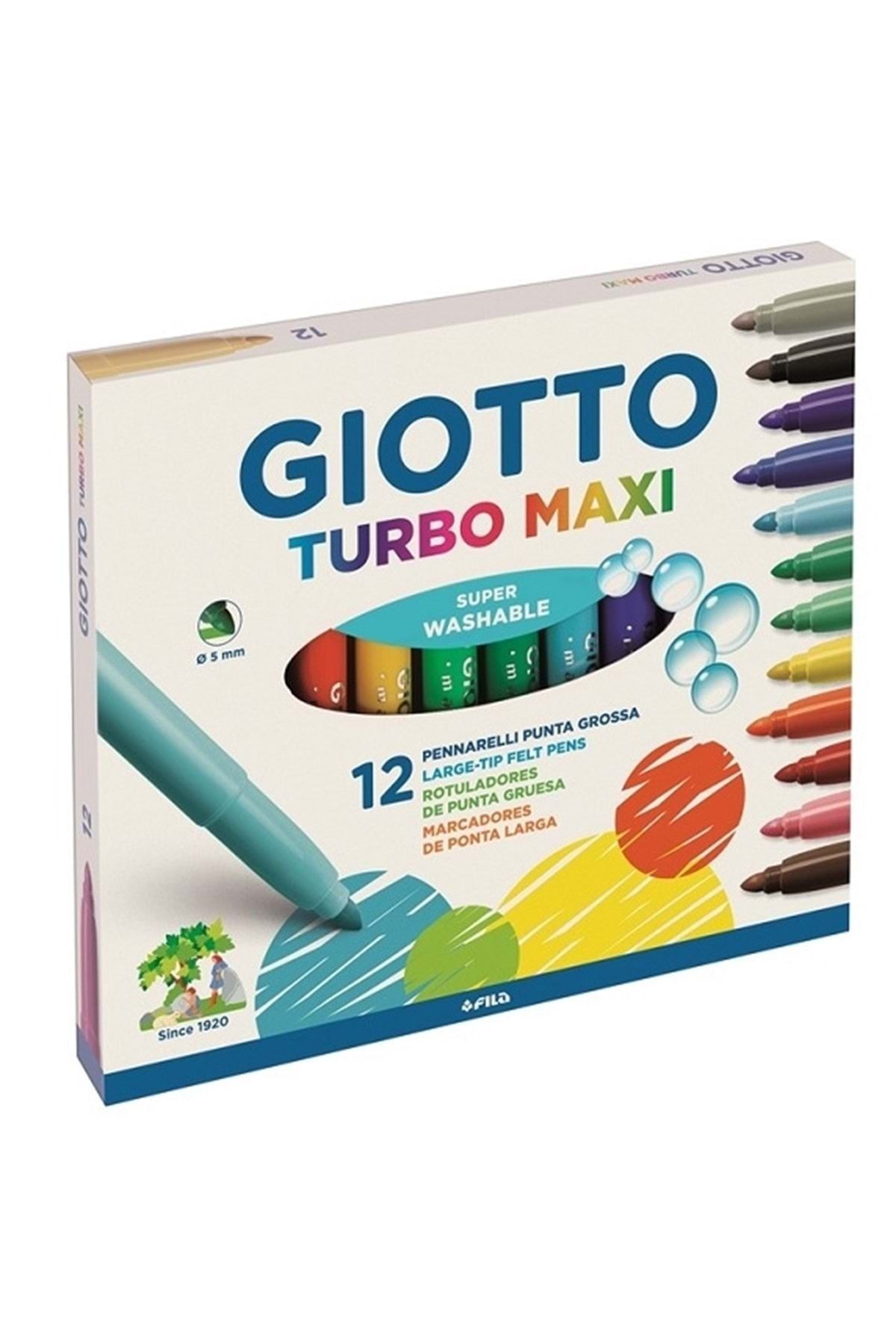 Giotto Gıotto Keçeli Kalem Turbo Maxi 12li