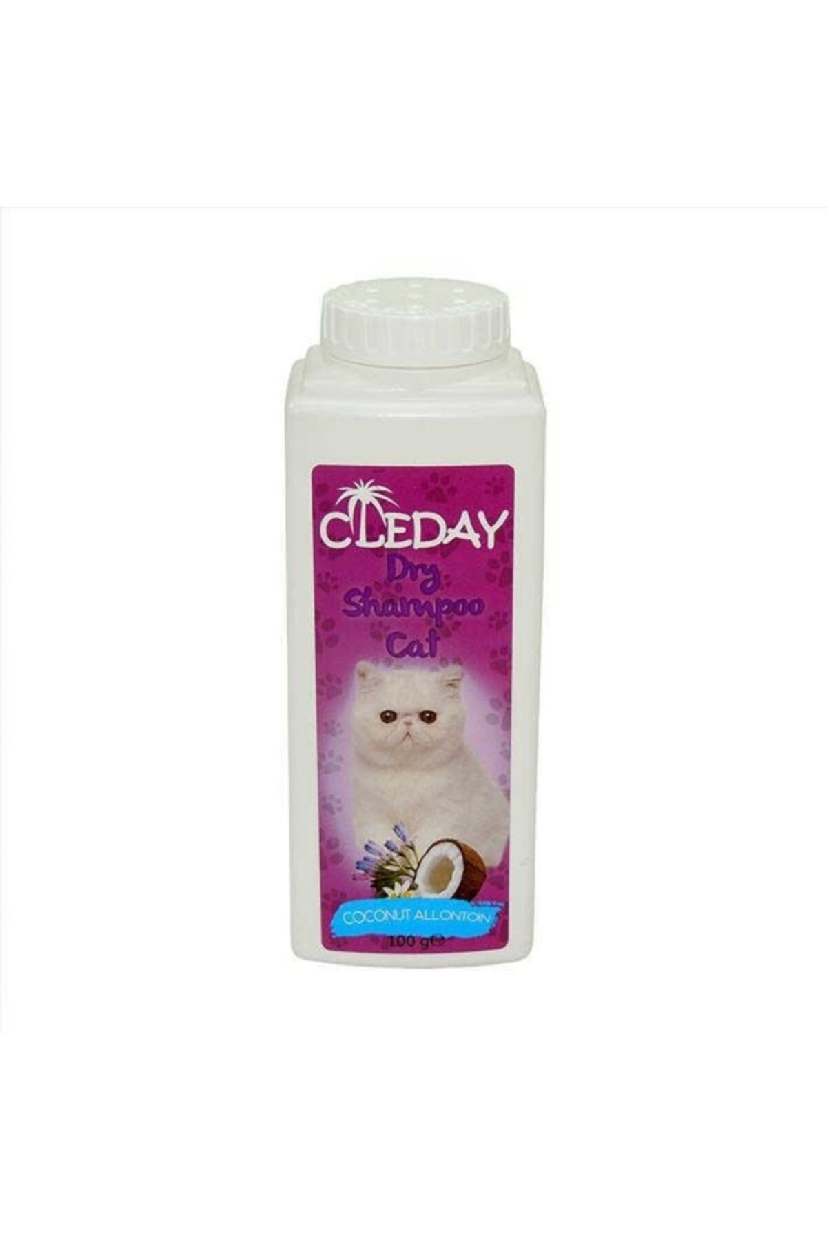 CLEDAY Hindistan Cevizli Kuru Kedi Şampuanı 100 Gr