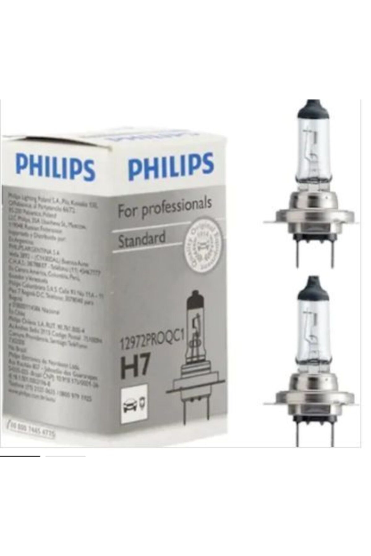 Philips 2 Adet H7 12v 55w Standart Ampul Phılıps