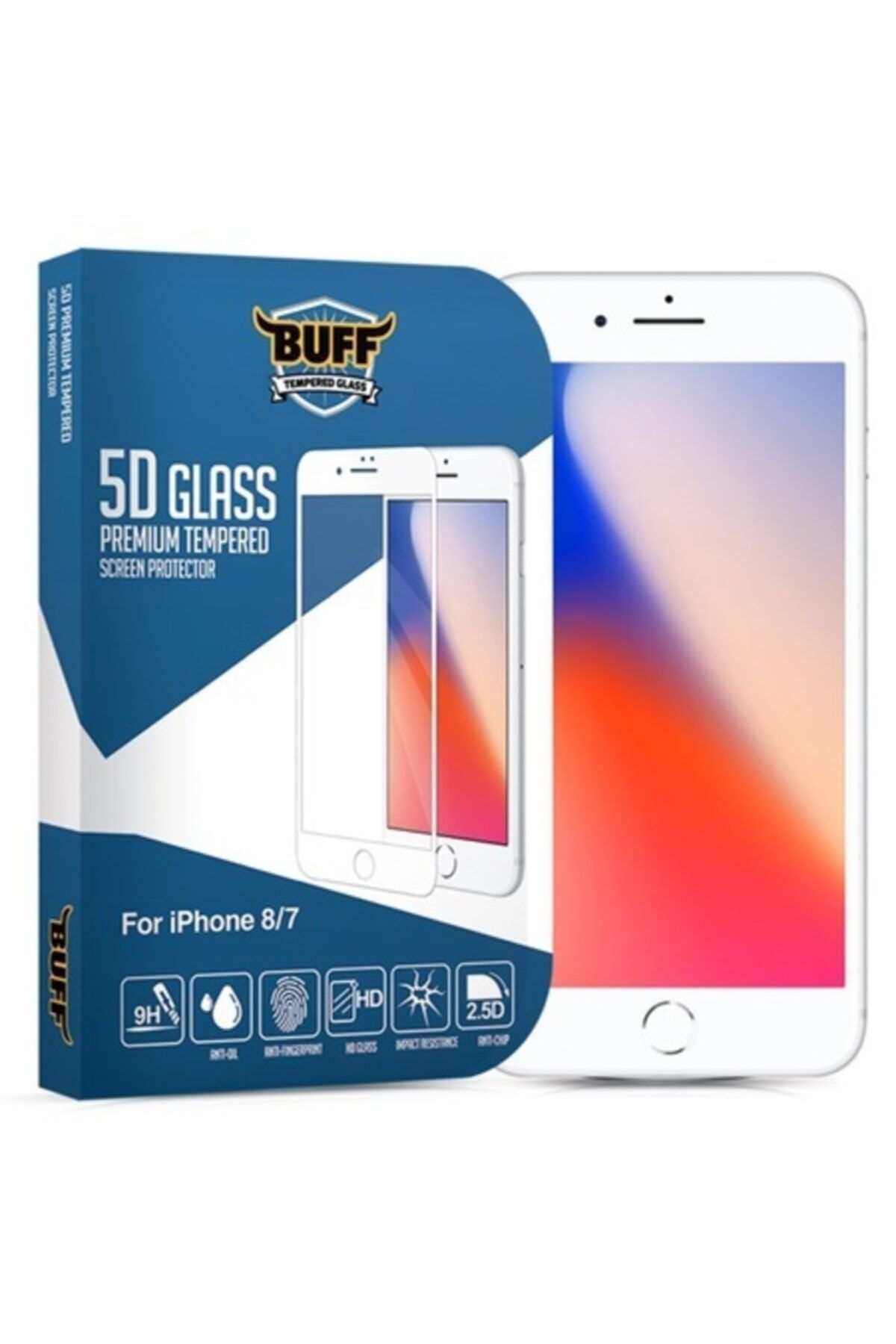 Buff Iphone 8/7 5d Full Glass Ekran Koruyucu