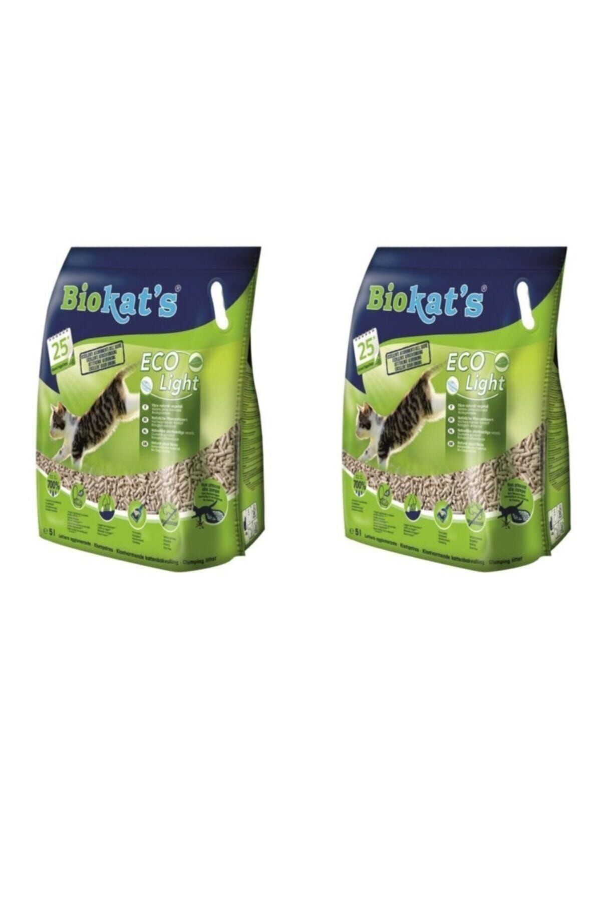 Biokat's Eco Light Pelet Kedi Kumu 5 Lt X 2 Adet