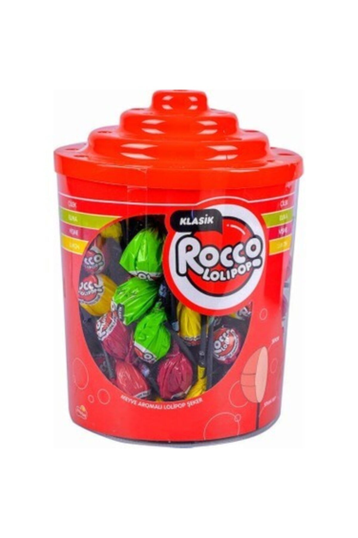 Rocco Lolipop Meyveli Şeker 9 gr 120 Adet